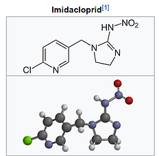 Imidacloprid Molecular Structure