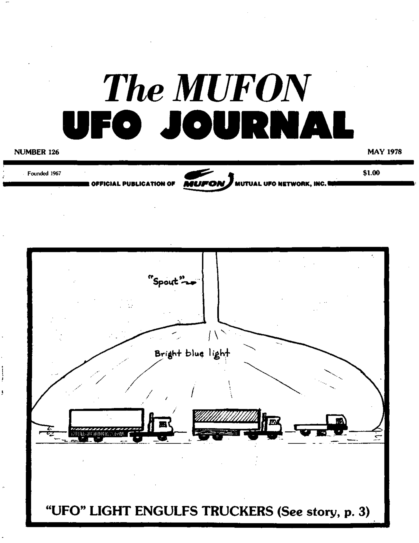 Mufon Ufo Journal 1978 5 May Page 1