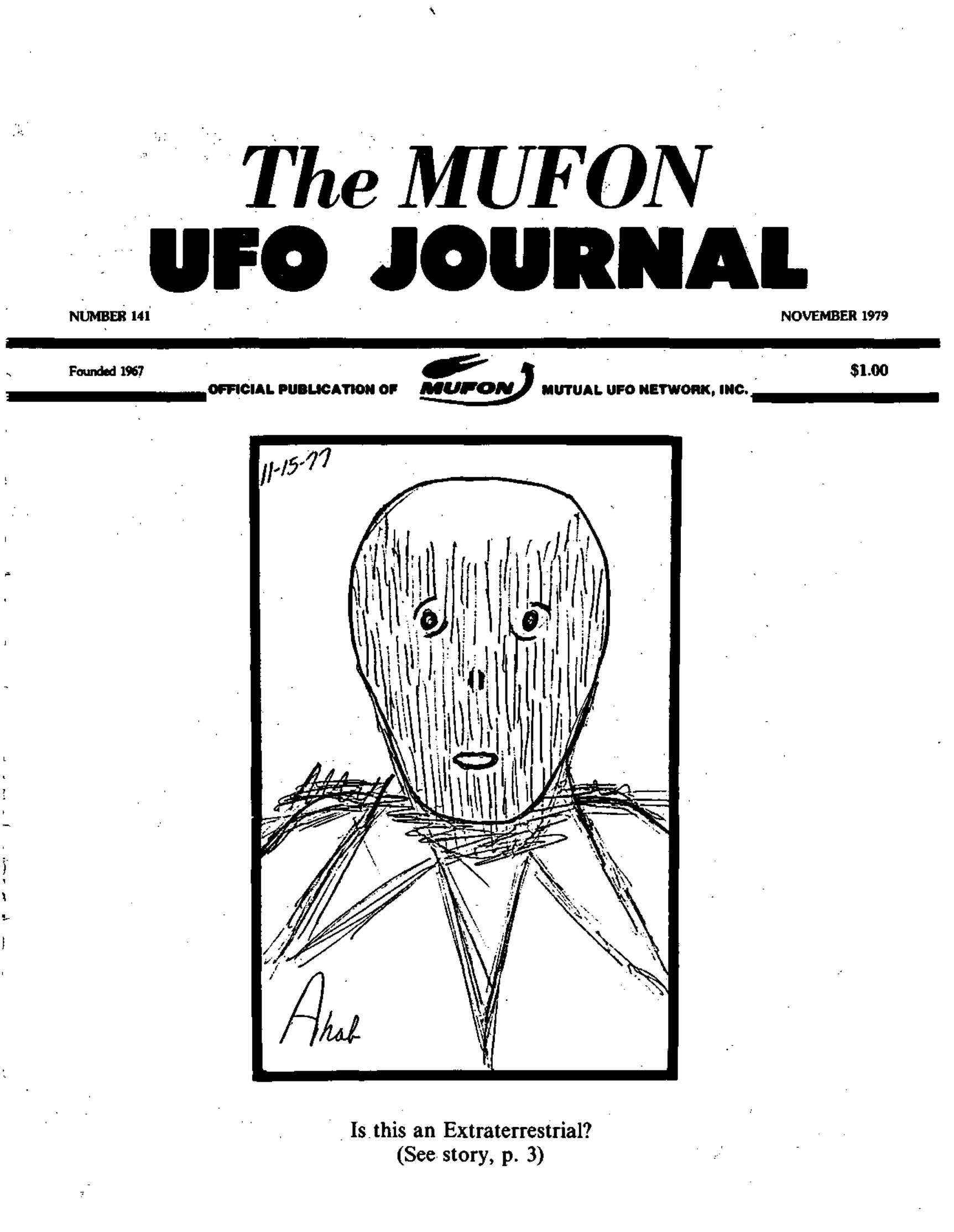 Mufon Ufo Journal 1979 11 November Page 1