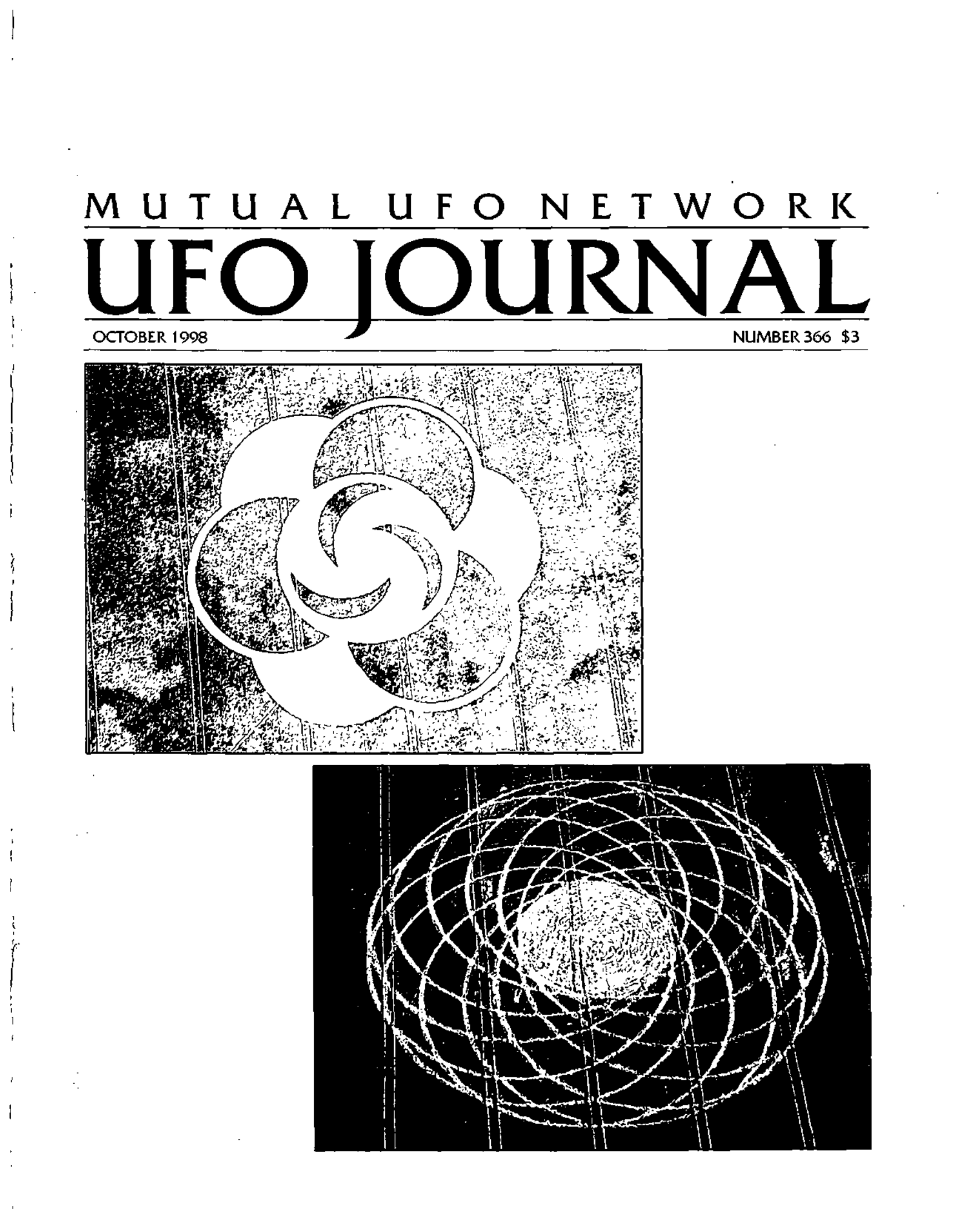 Mufon Ufo Journal 1998 10 October Page 1