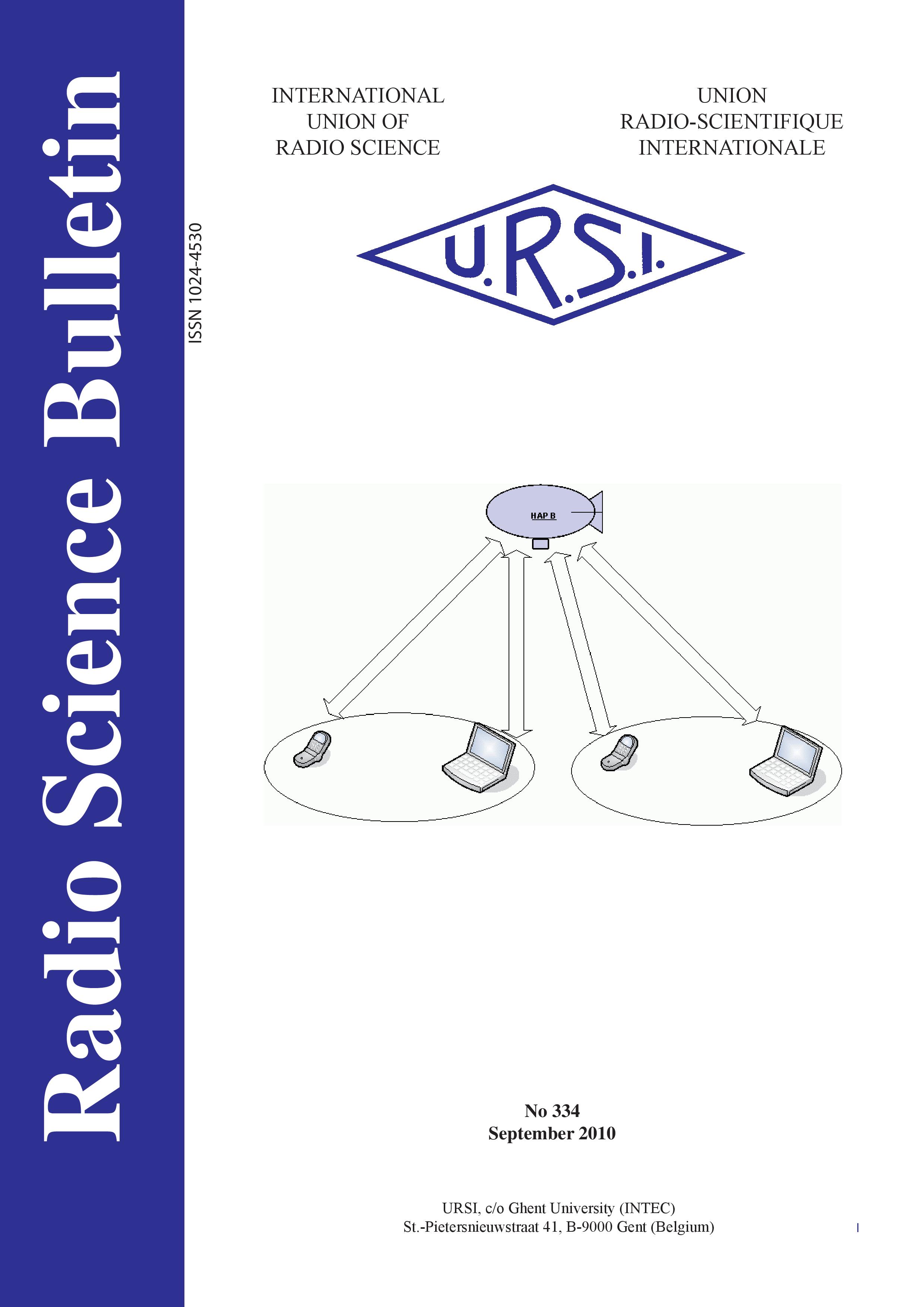 International Union Of Radio Science Page 001
