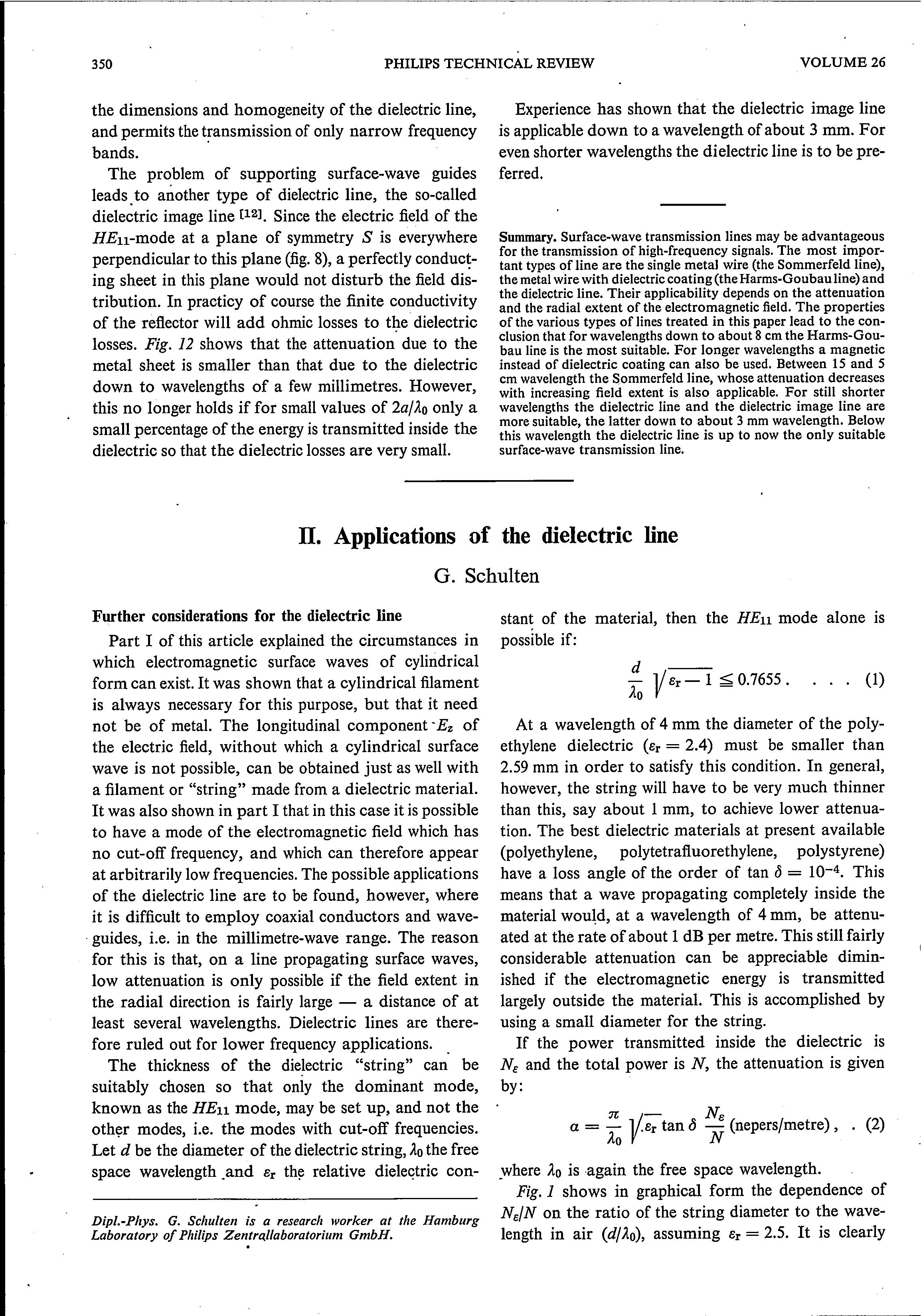 Surface Wave Transmission Lines For Microwave Frequencies Page 009