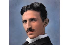 Nikola Tesla Portrait A historical portrait of Nikola Tesla, the renowned inventor and electrical engineer known for his contributions to the development of alternating current