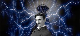 Nikola Tesla and His Contributions to Electricity Nikola Tesla standing in front of an electrical tower with lightning effects