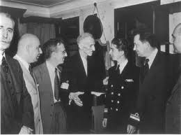 Nikola Tesla Meeting with Influential Figures Nikola Tesla in a meeting with several notable individuals