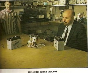 John and Tom Bearden in Tesla Laboratory Setting
