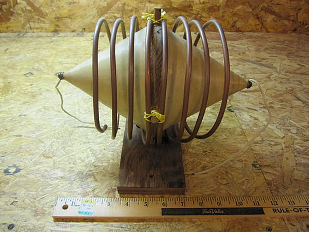 Anti-gravity device with coiled copper wire