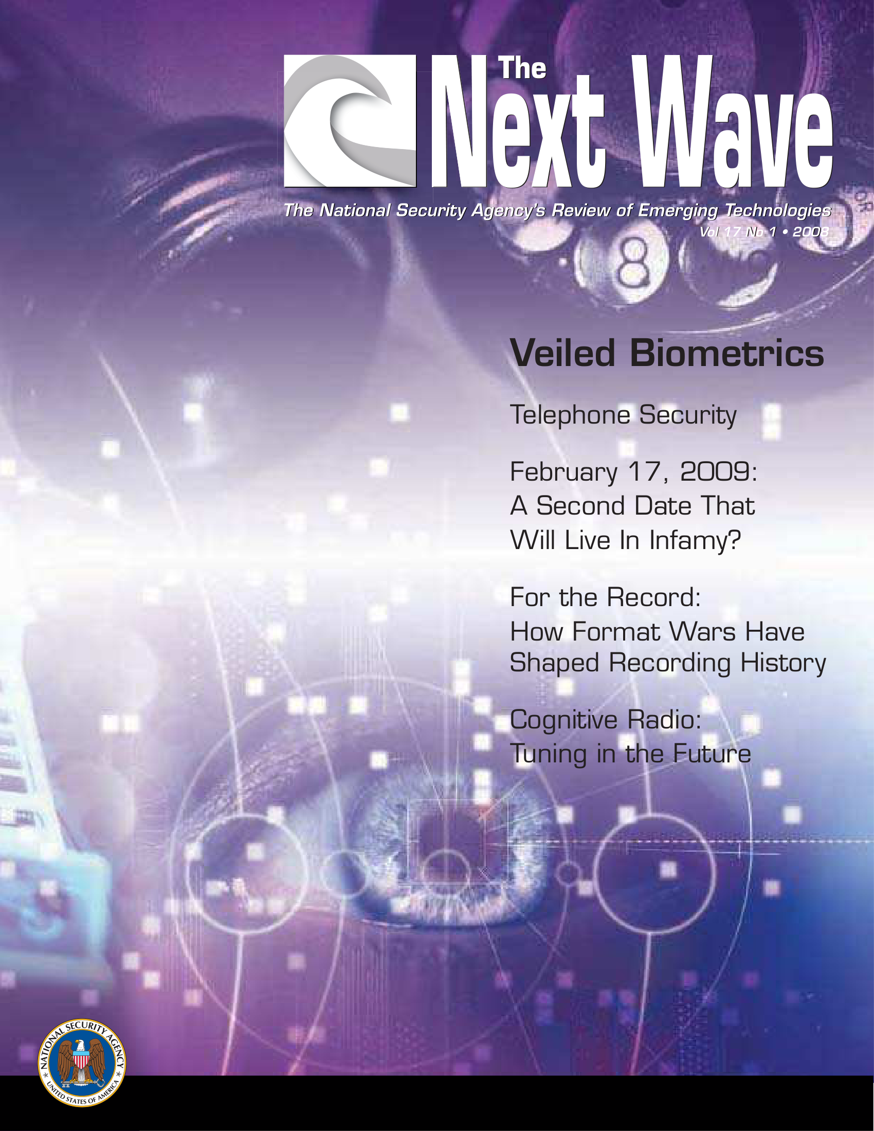 The Next Wave, Vol. 17 No. 1 (2008) — NSA's review of emerging technologies: tel