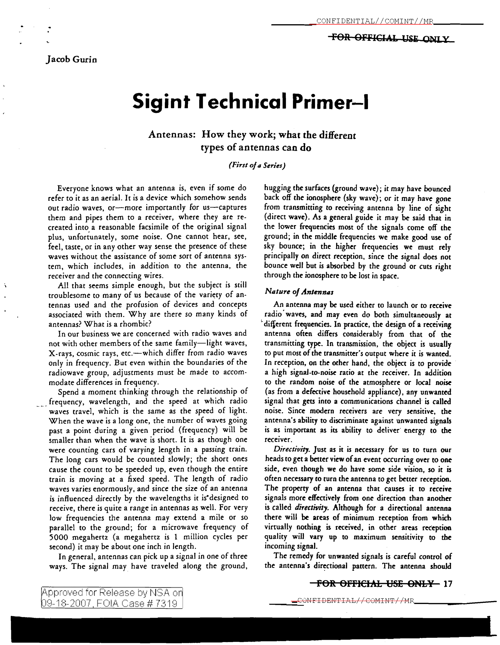 Patent sigint_tech_I — page 1