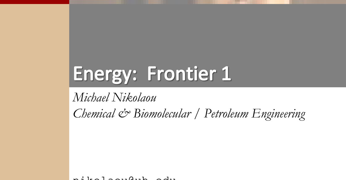 CHEE 1131 Presentation Energy Oct 28 2015