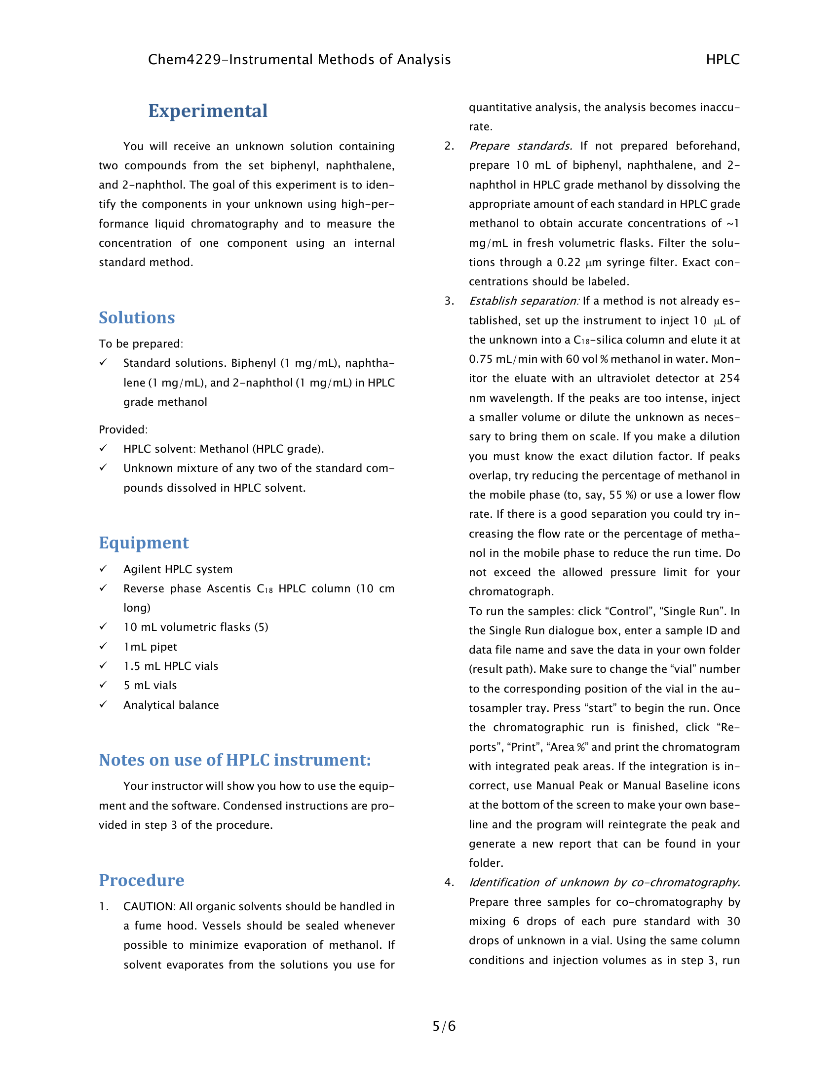 03 Hplc Internal Standard