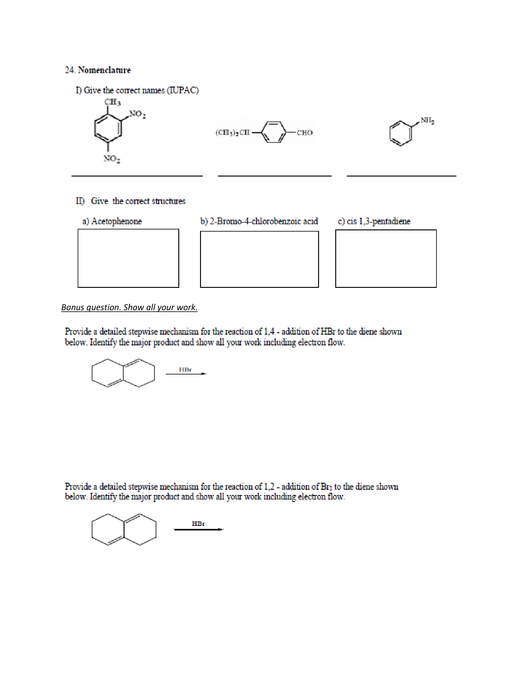 Chem 2425 Practice Exam 01B