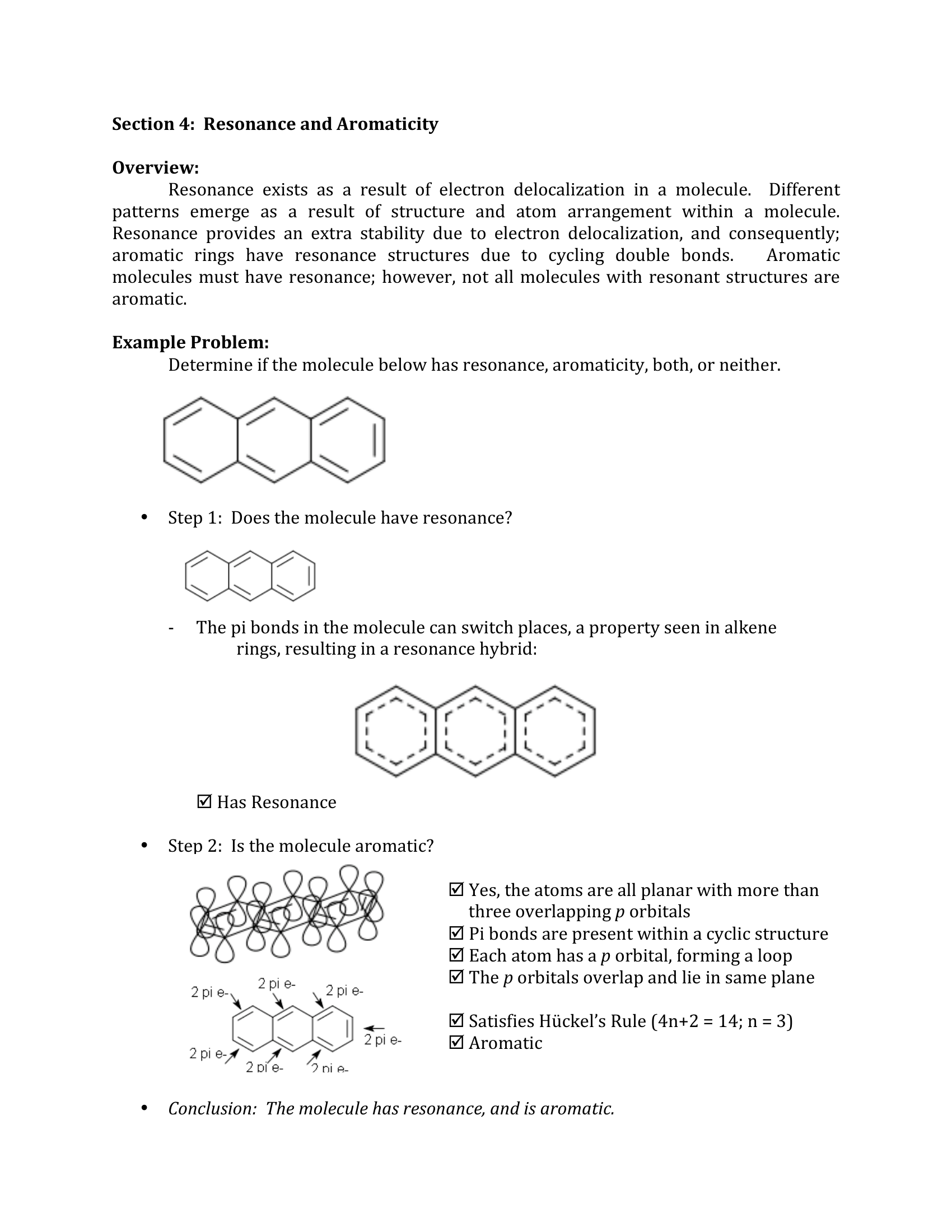 Aromaticity