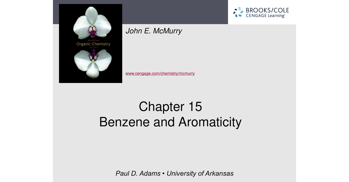 Chapter 15 Benzene And Aromaticity