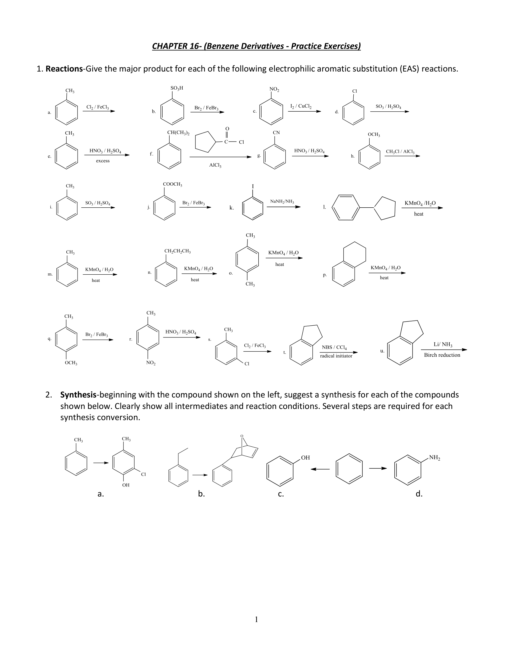 Chapter 16 Extra Problems