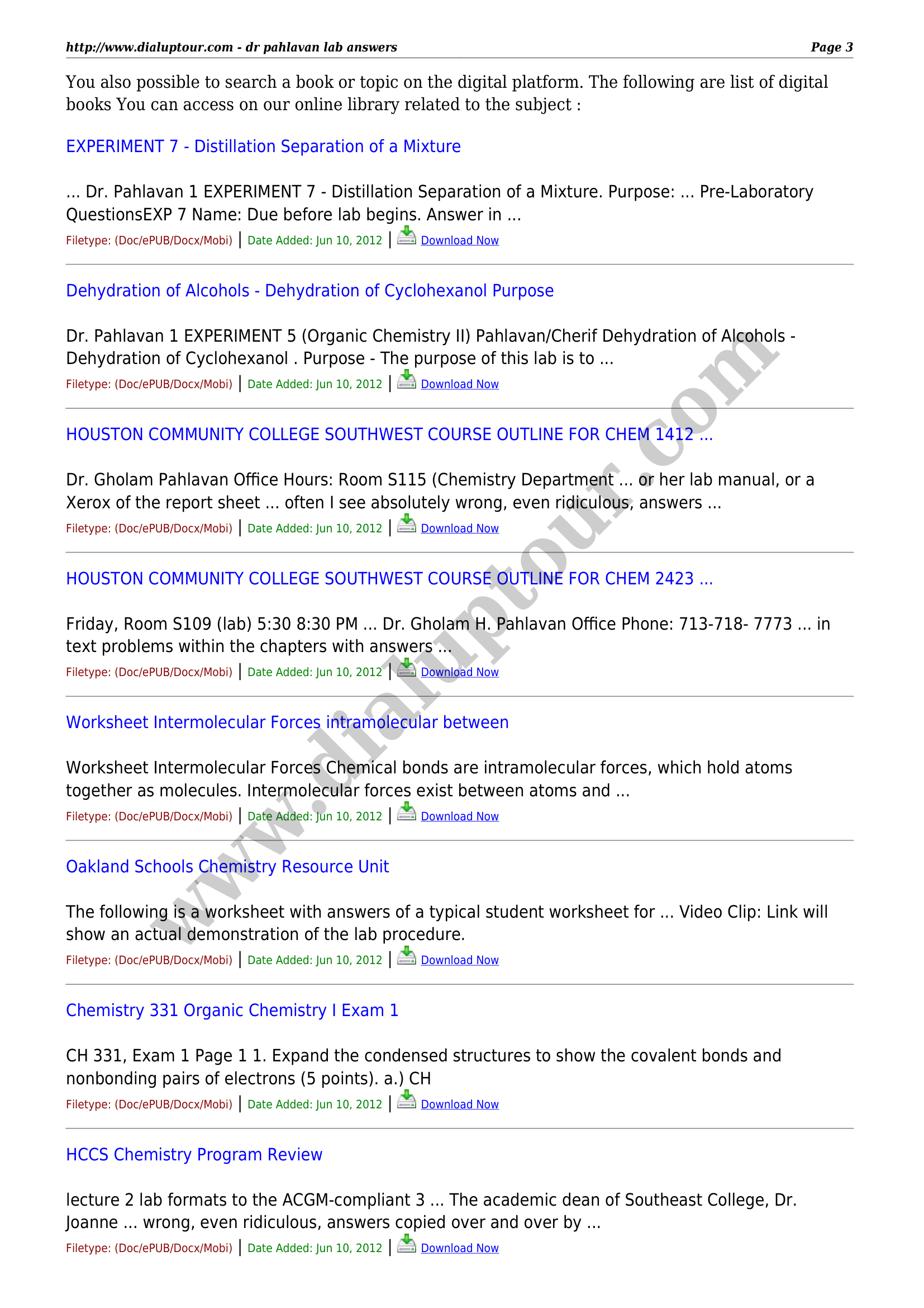 Dr Pahlavan Lab Answers