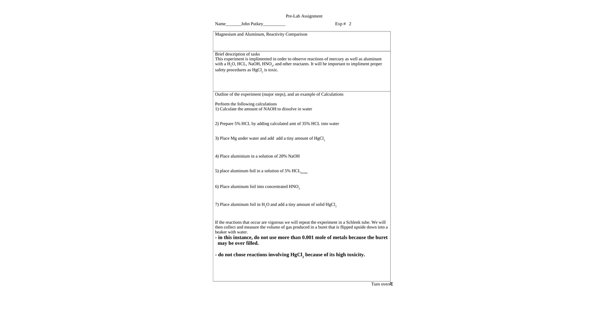 Pre Lab Form EXP2