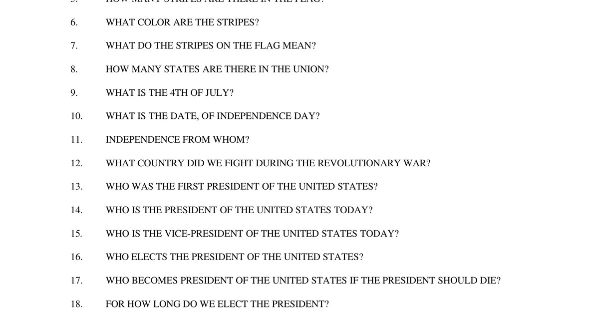 100 questions