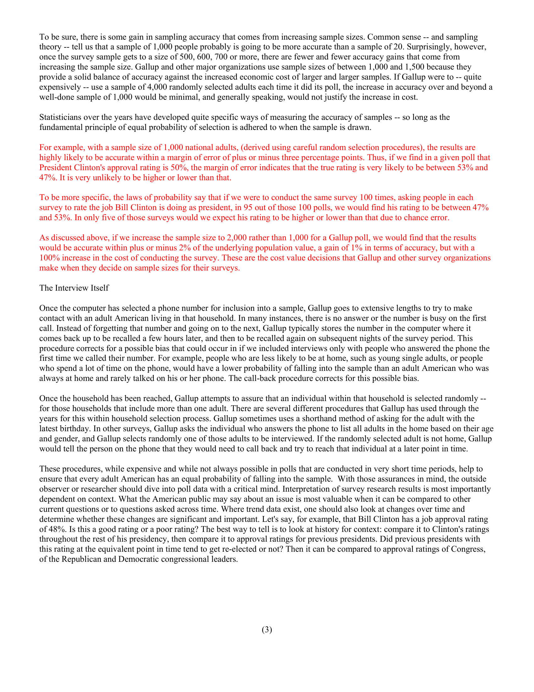 How Polls Are Conducted