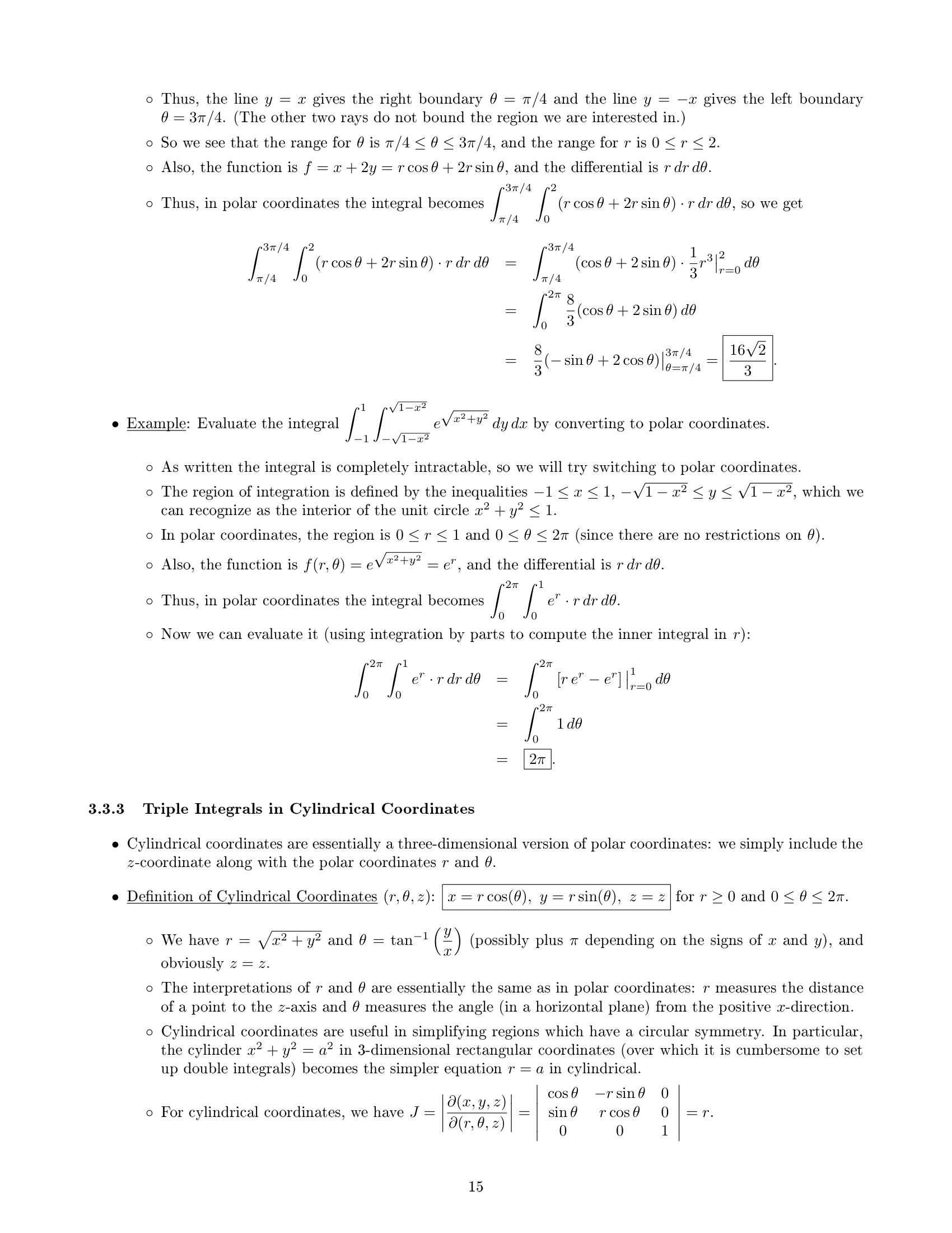Calc3 3 Multiple Integration