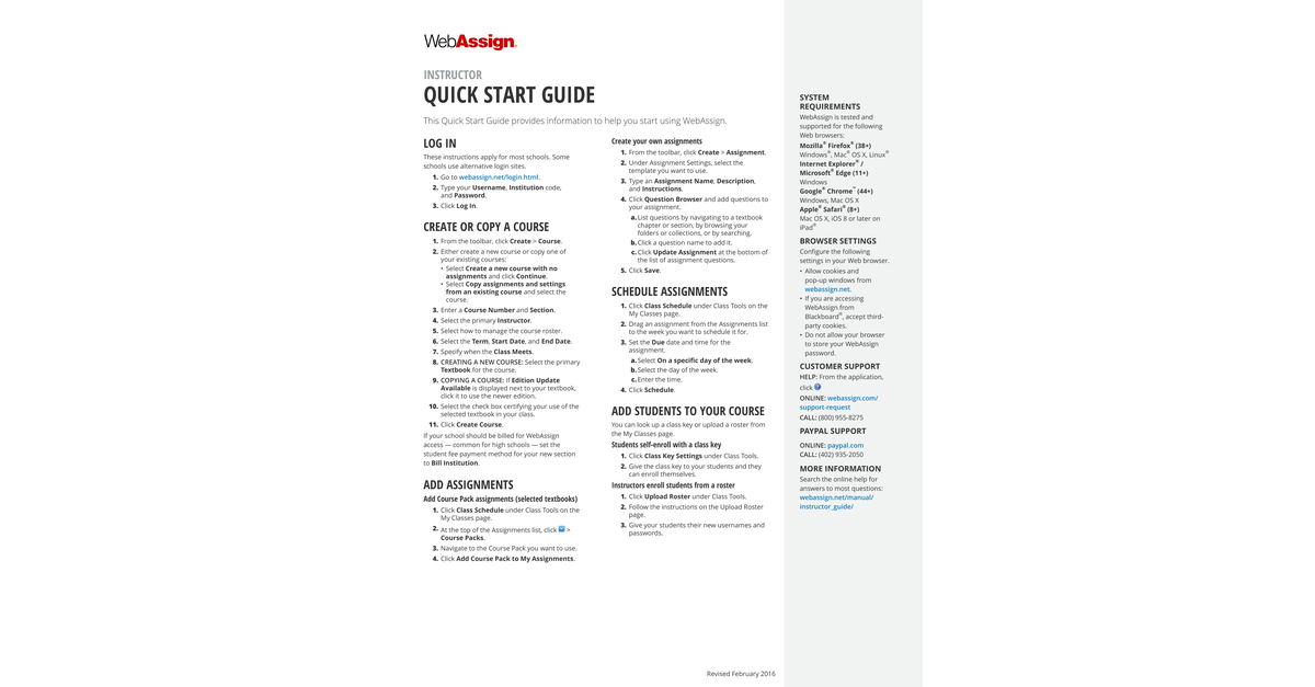 WA Instructor Quick Start(1)