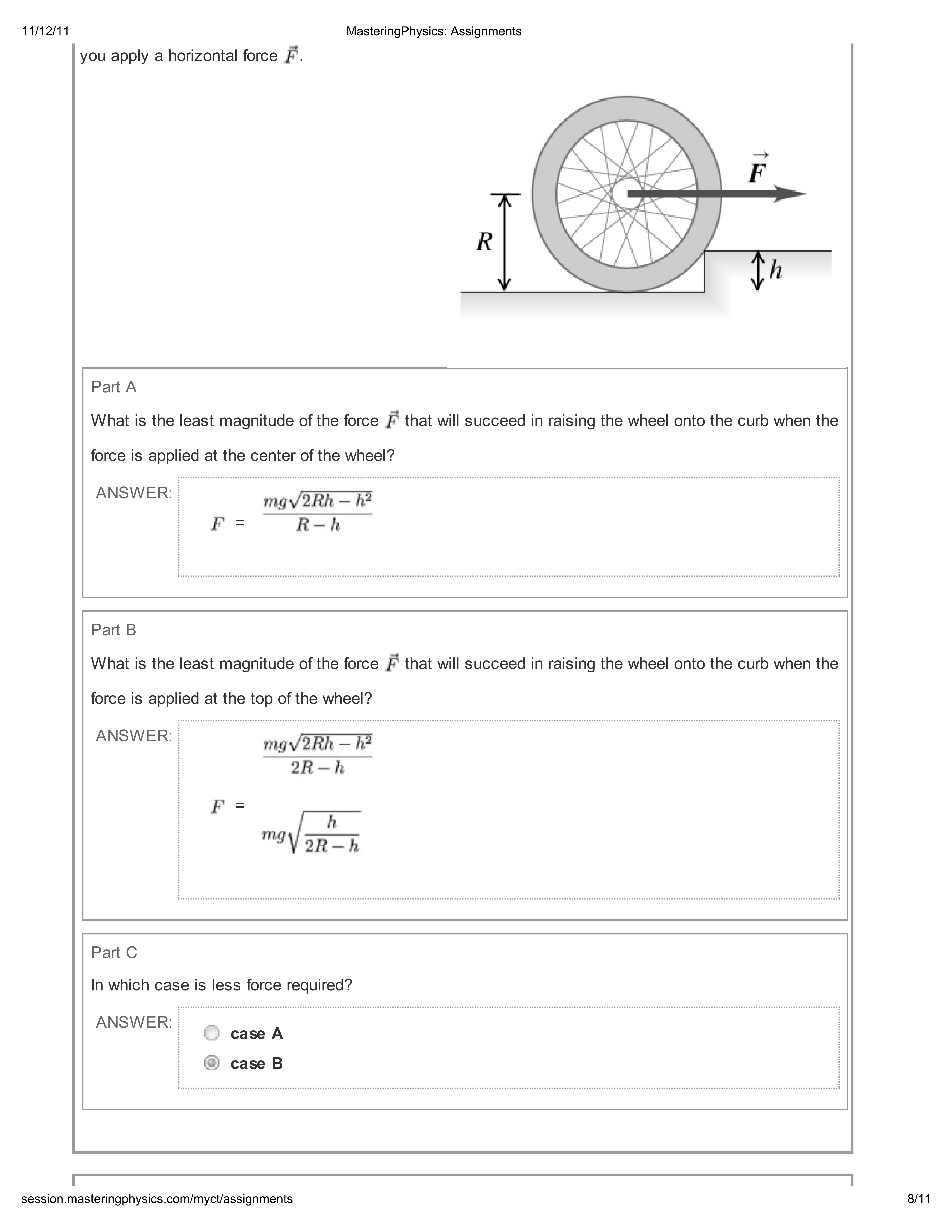 Ch11 Supplemental Sols