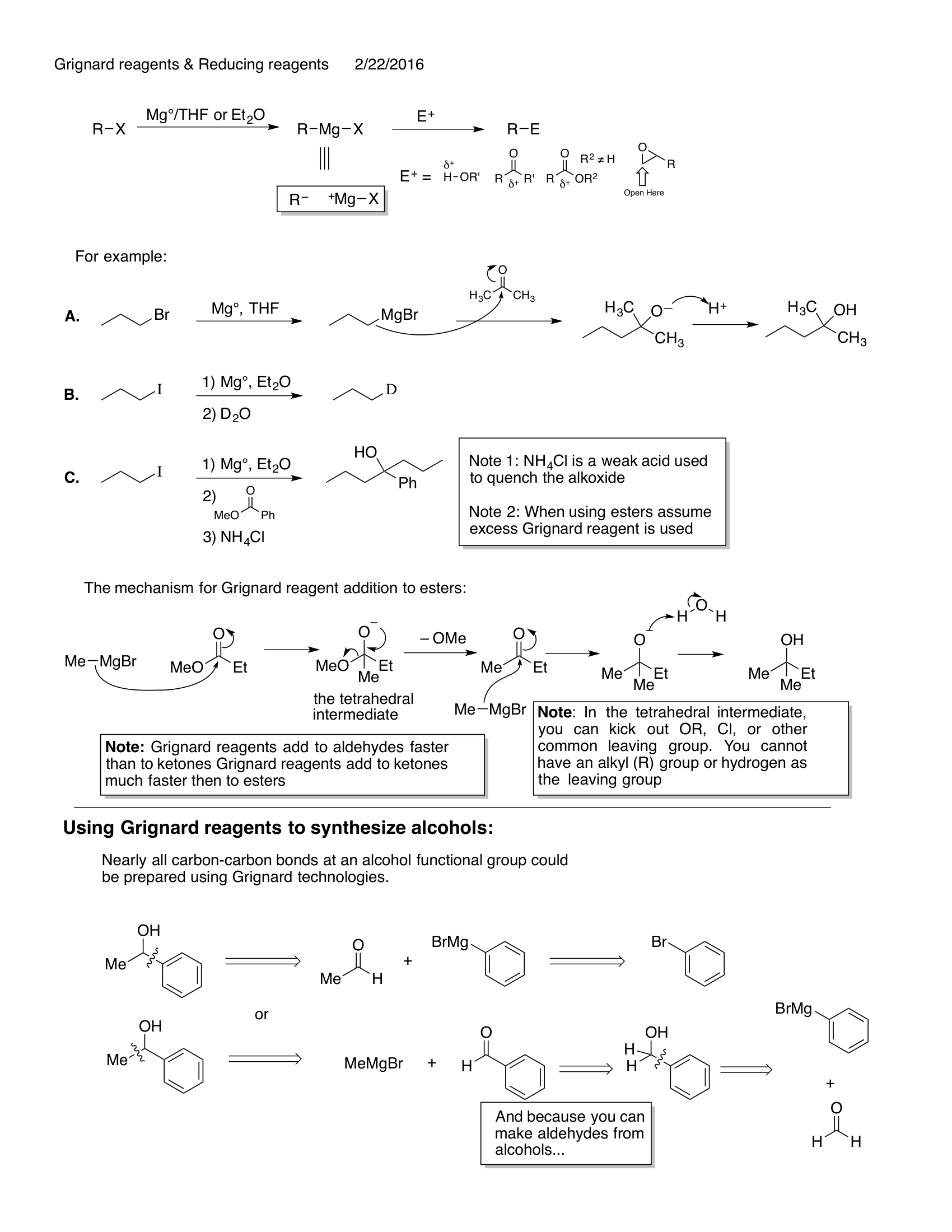 Chap20 Grignard Reagents