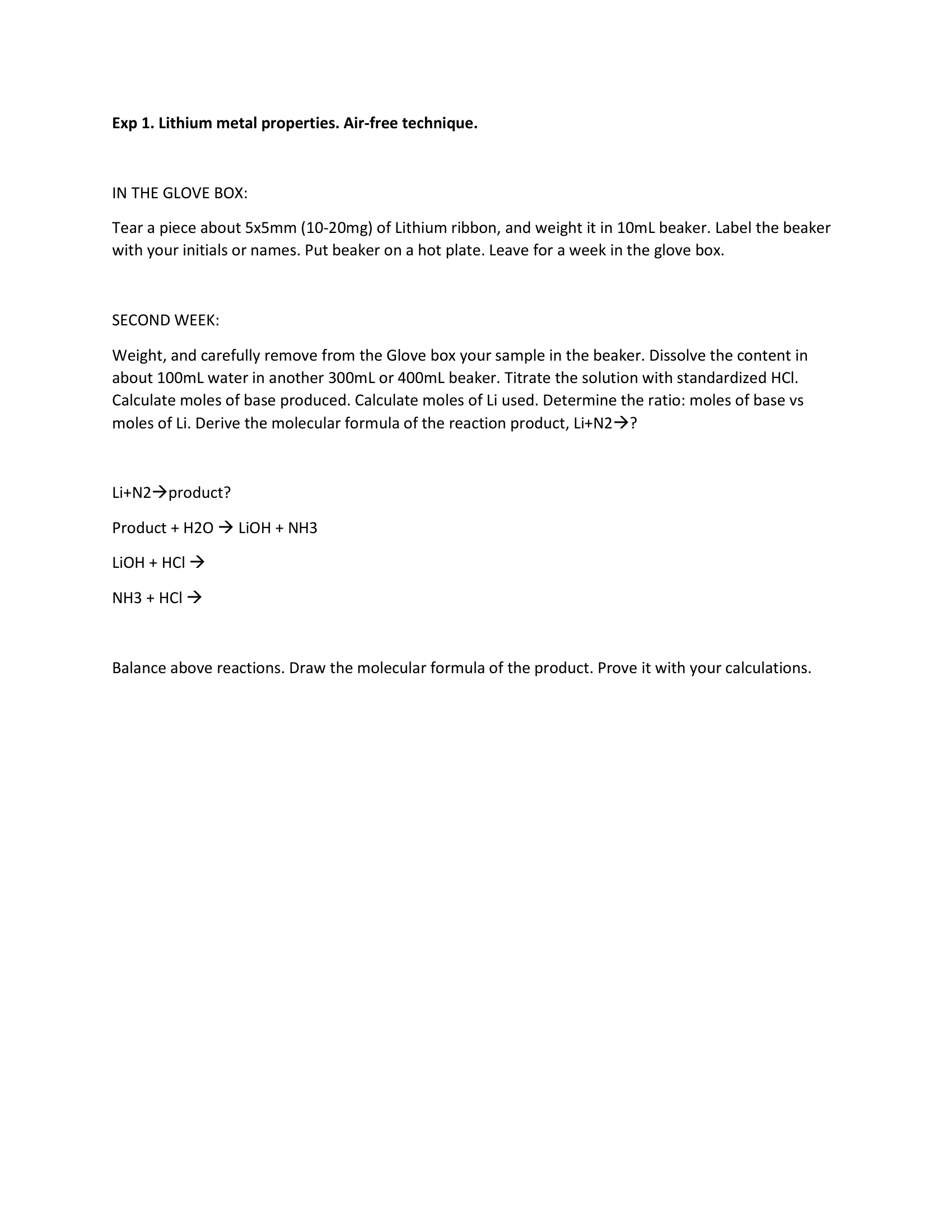 Exp 1 Handout Lithium Metal Properties(1)