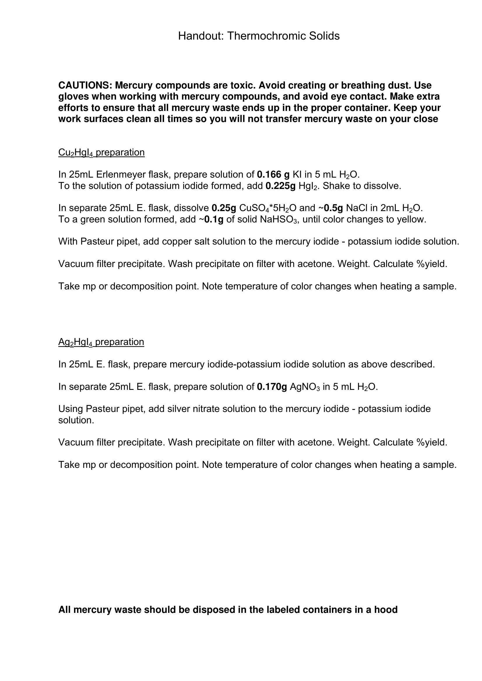 Handout Thermochromic Compounds