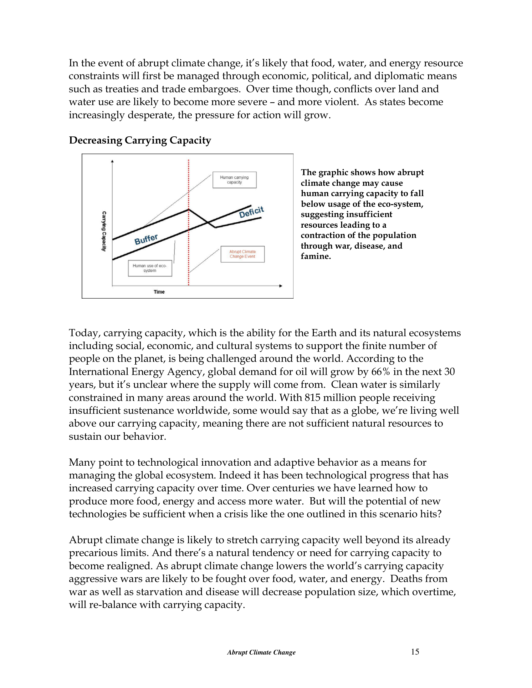 Clim Change Scenario