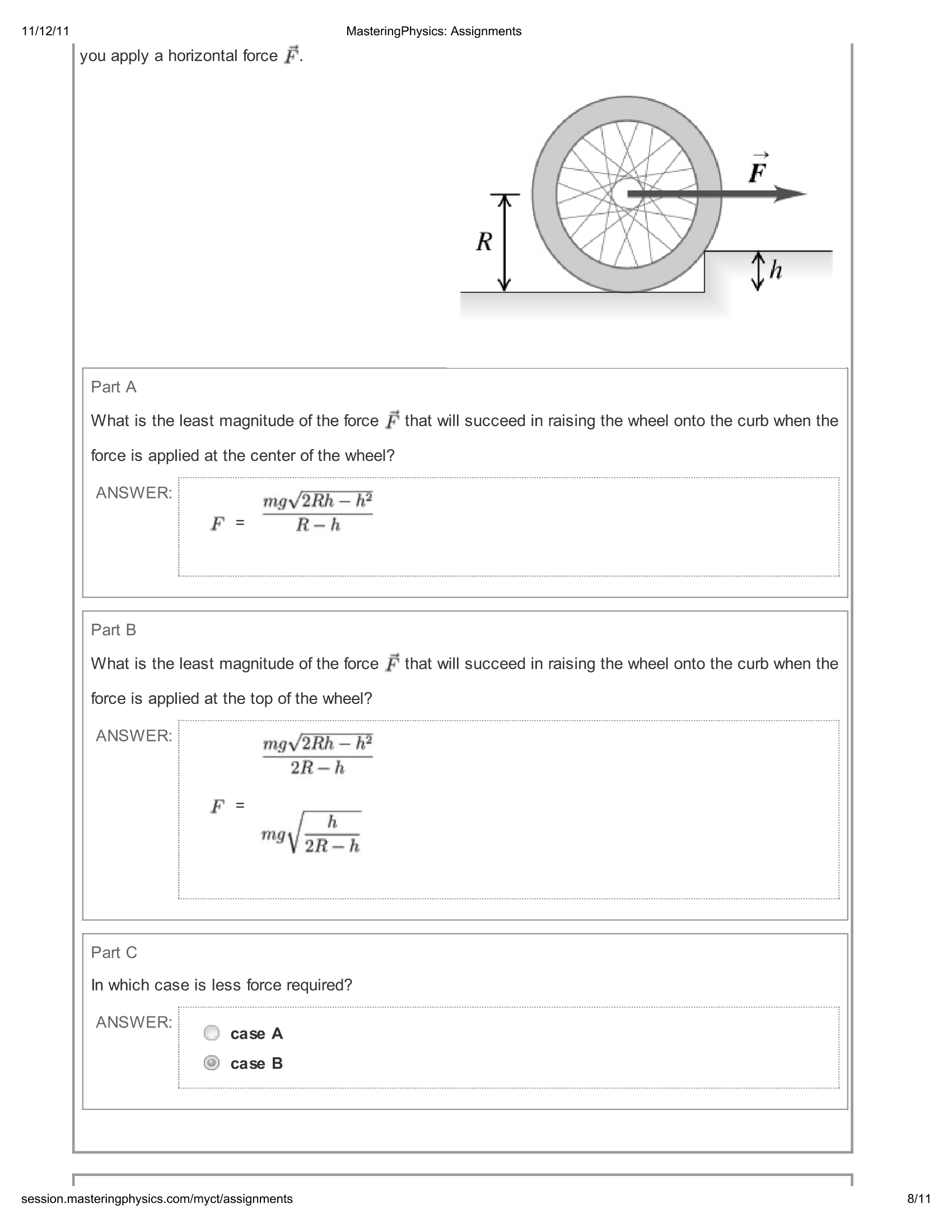 Ch11 Supplemental Sols