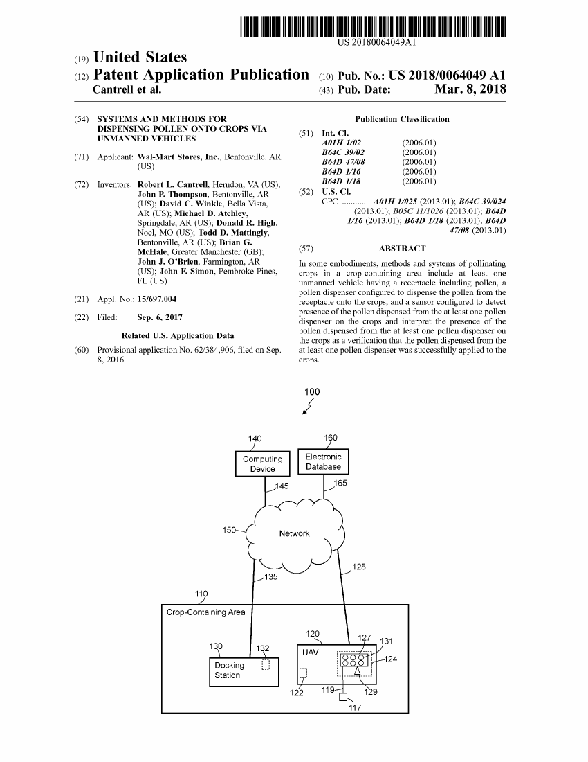 Patent US20180064049A1 — page 1