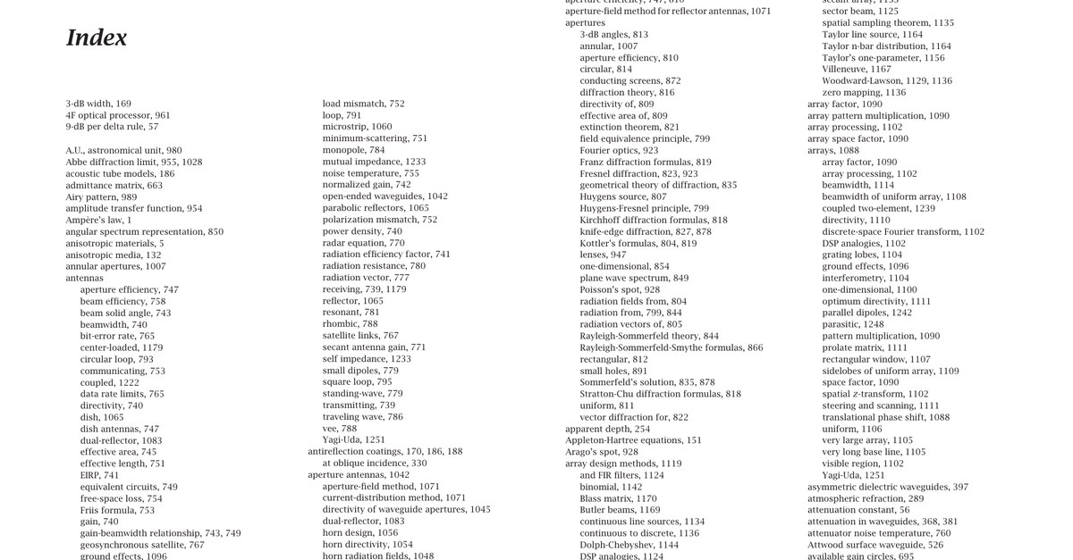 Index