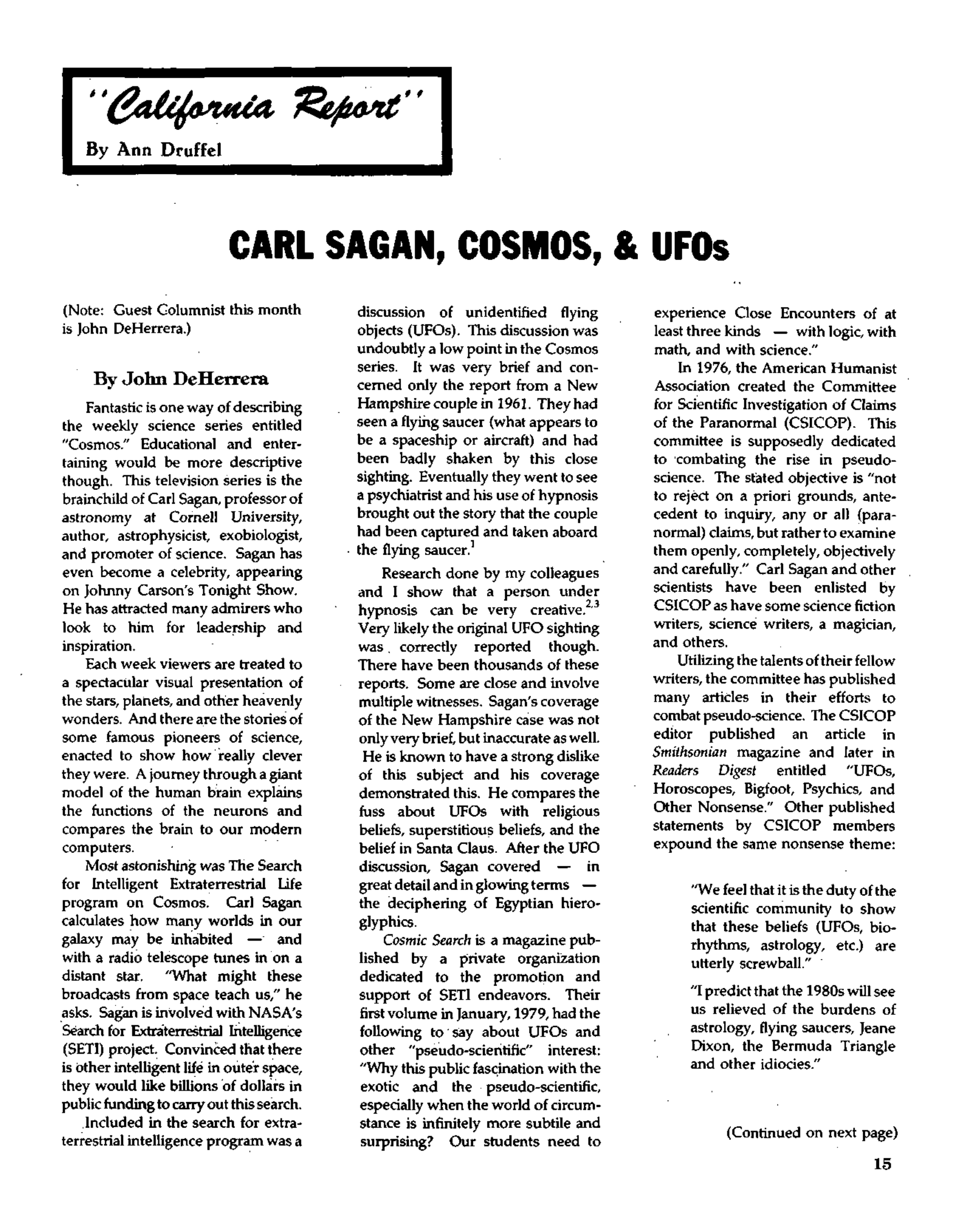 Mufon Ufo Journal 1981 4. April