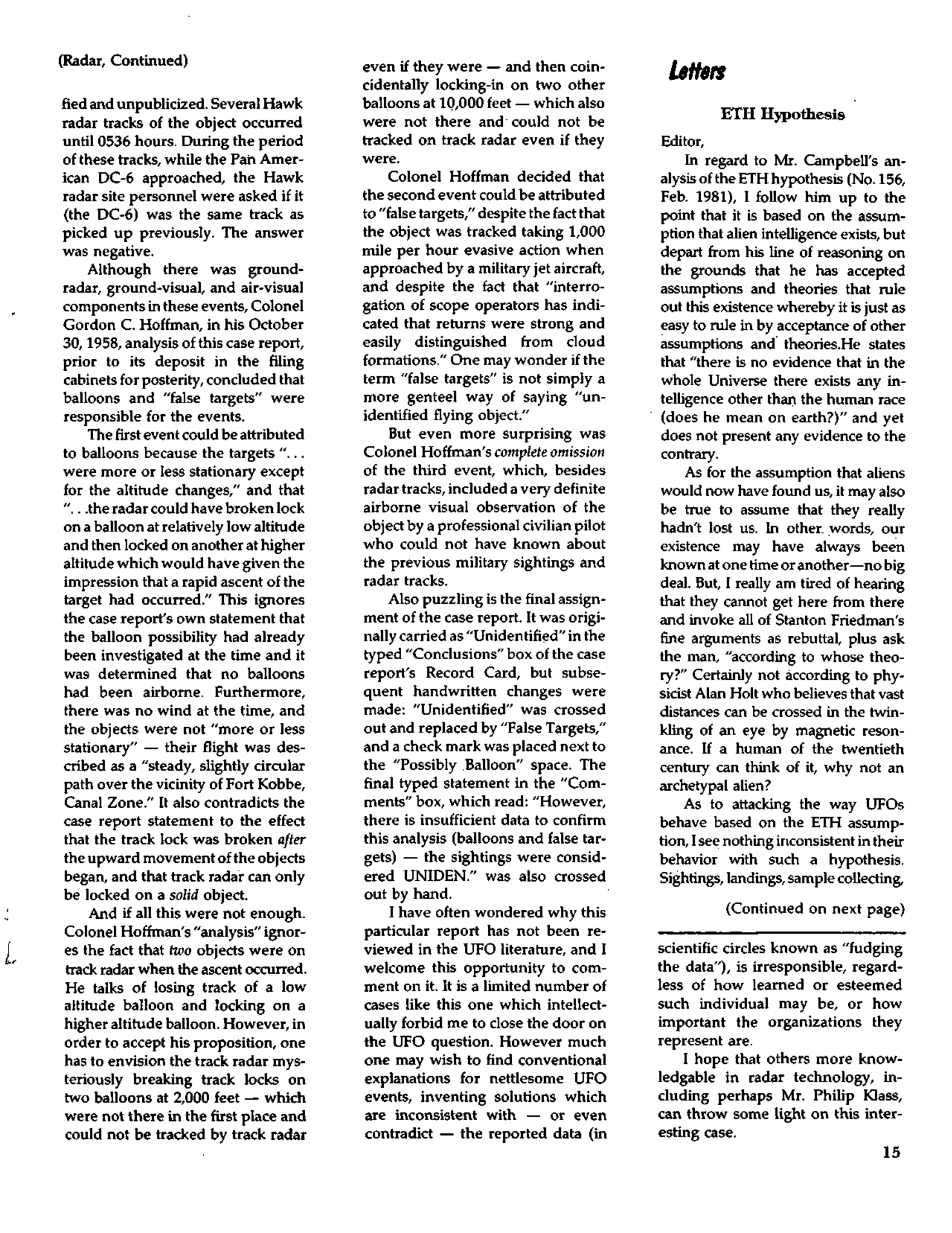 Mufon Ufo Journal 1981 5. May