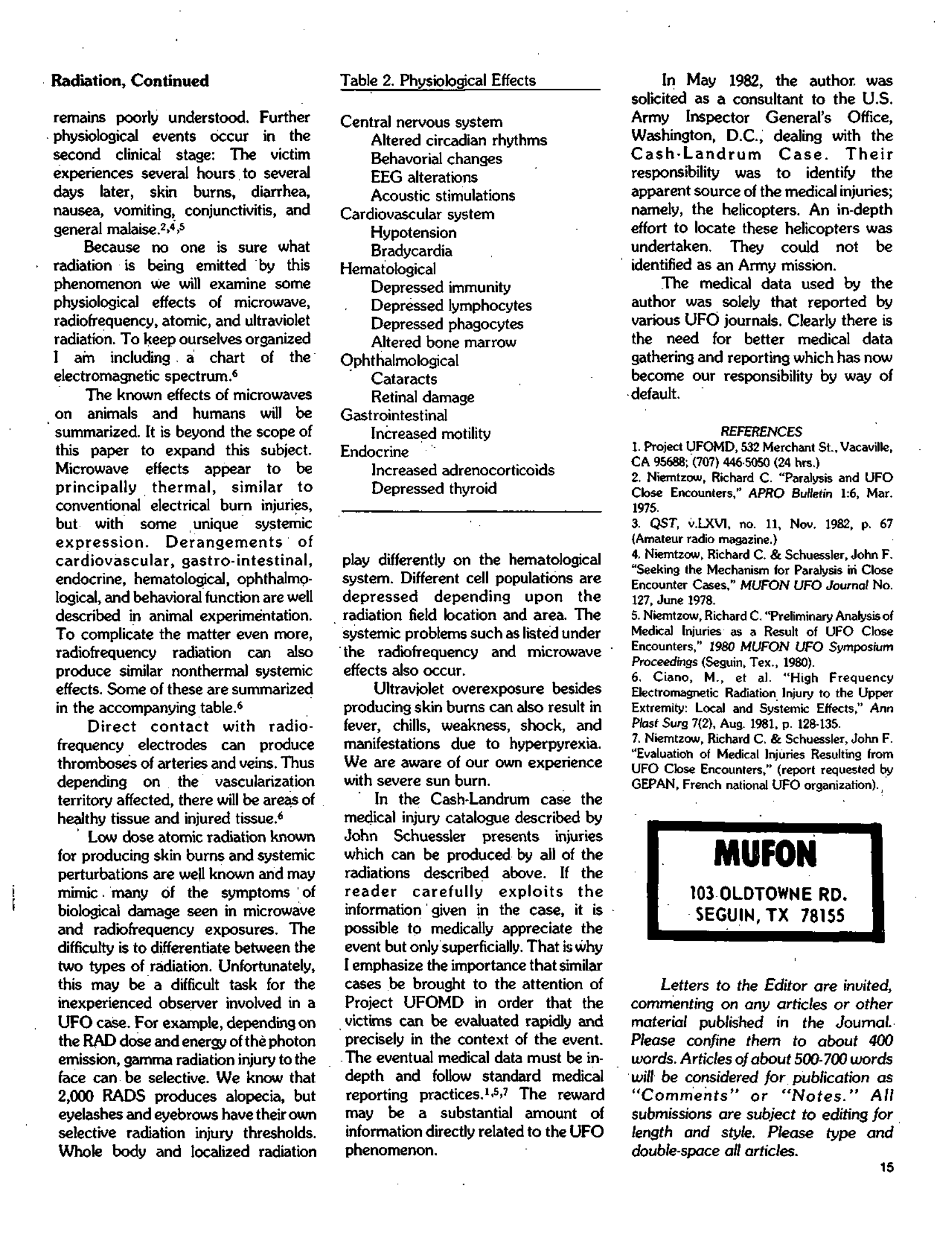 Mufon Ufo Journal 1983 1. January
