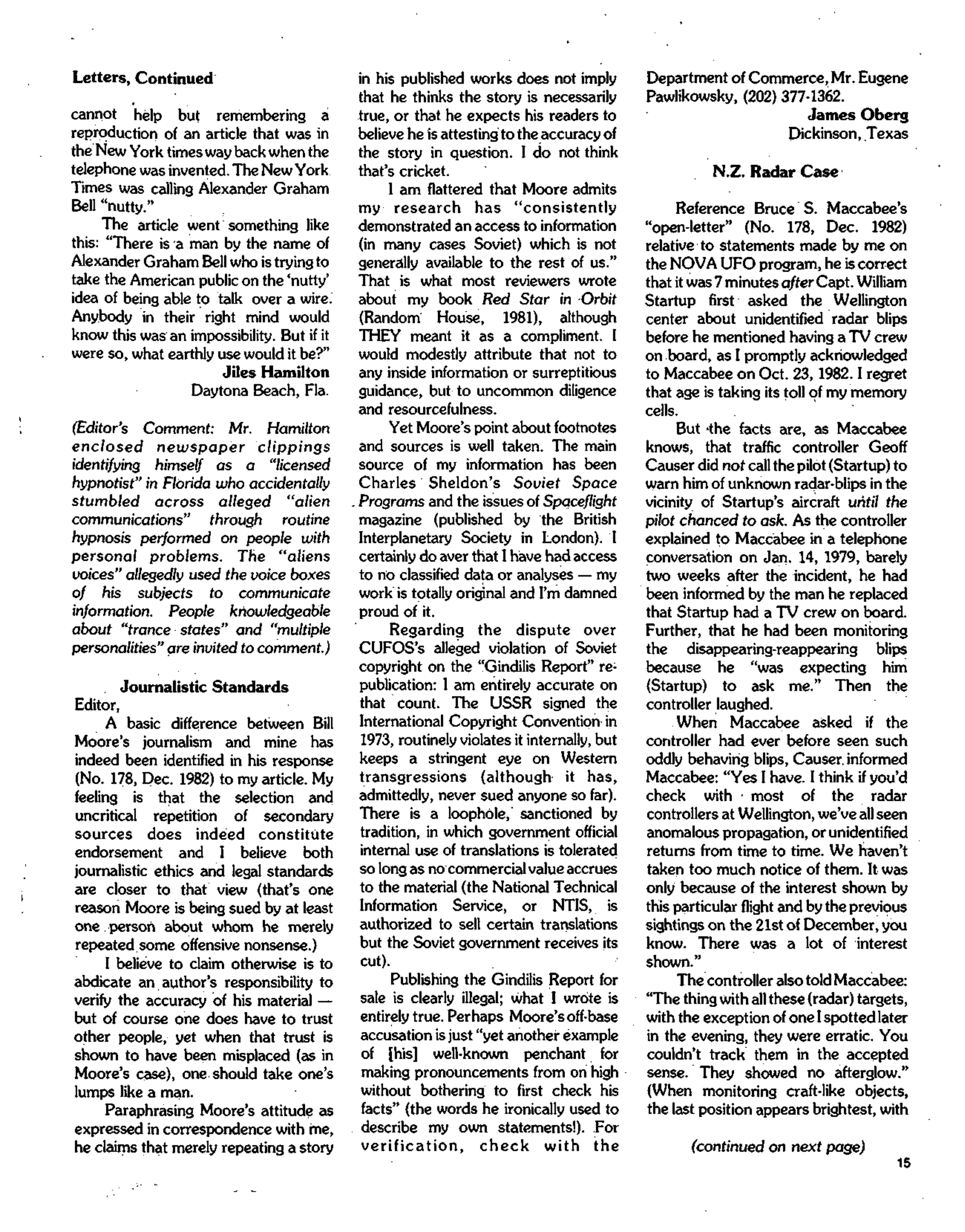 Mufon Ufo Journal 1983 4. April