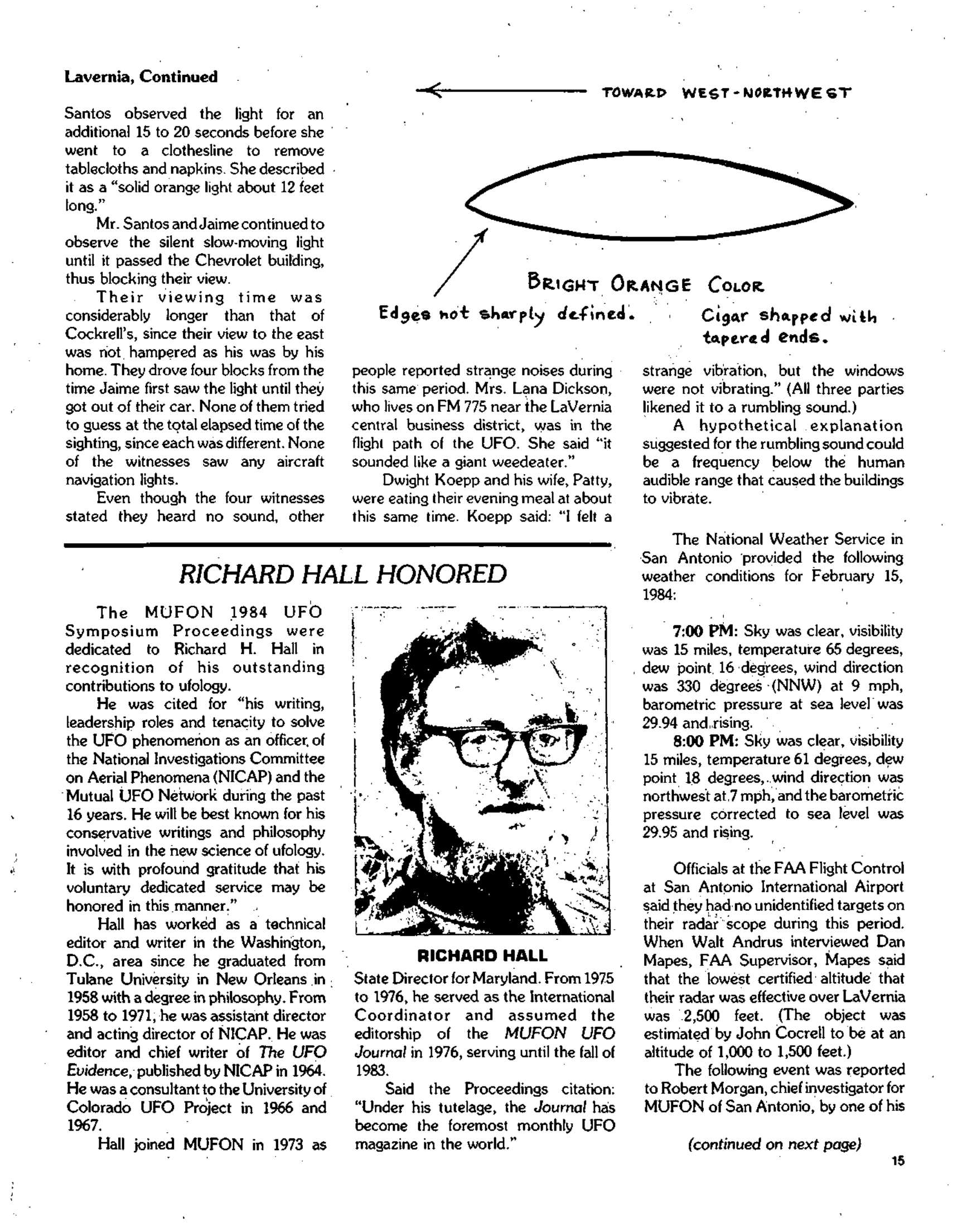 Mufon Ufo Journal 1984 5. 6. May June