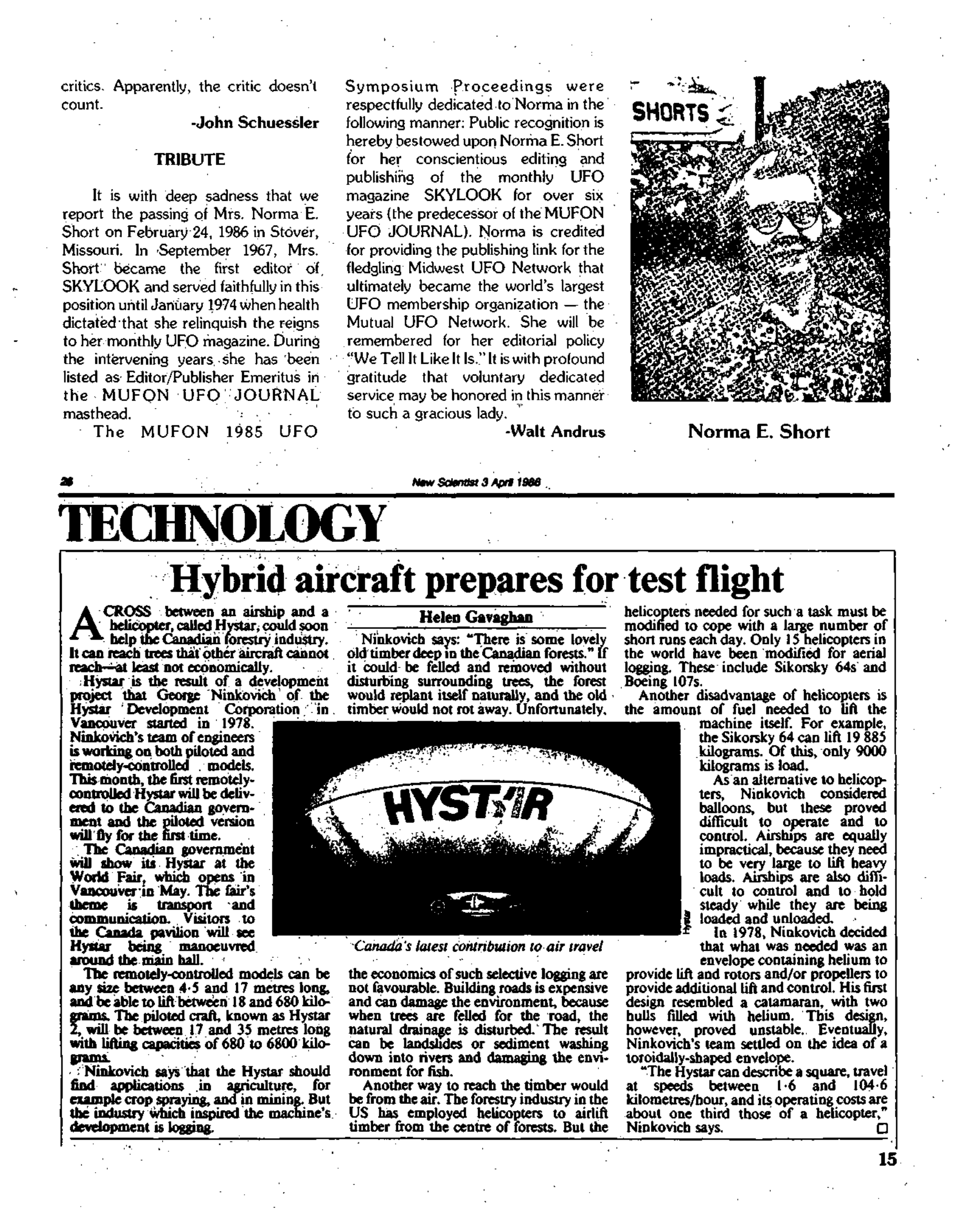 Mufon Ufo Journal 1986 5. May