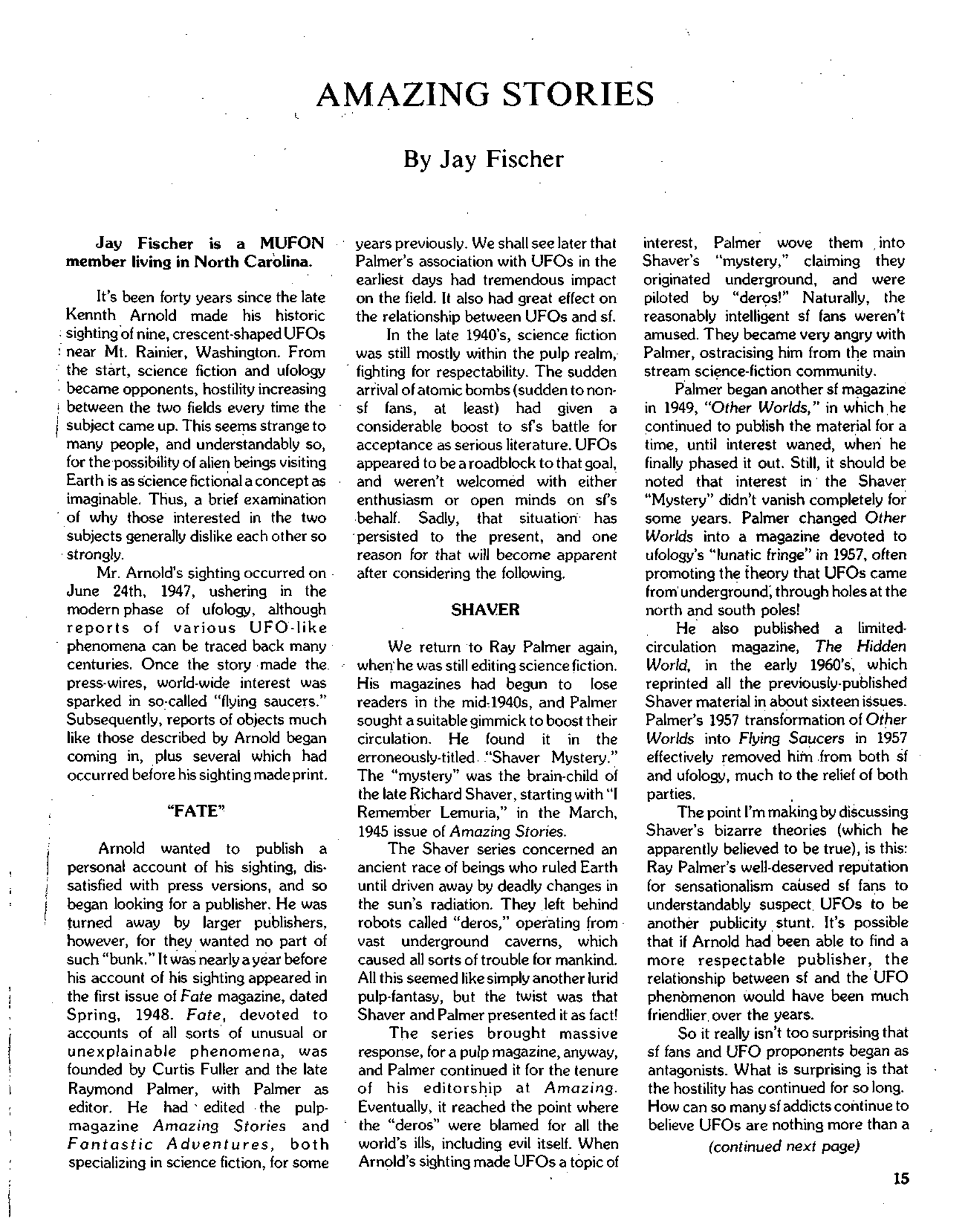 Mufon Ufo Journal 1987 4. April