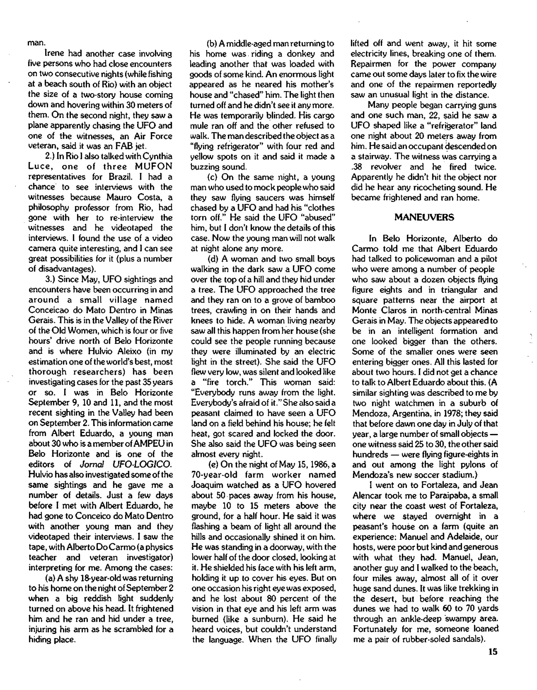 Mufon Ufo Journal 1987 8. August