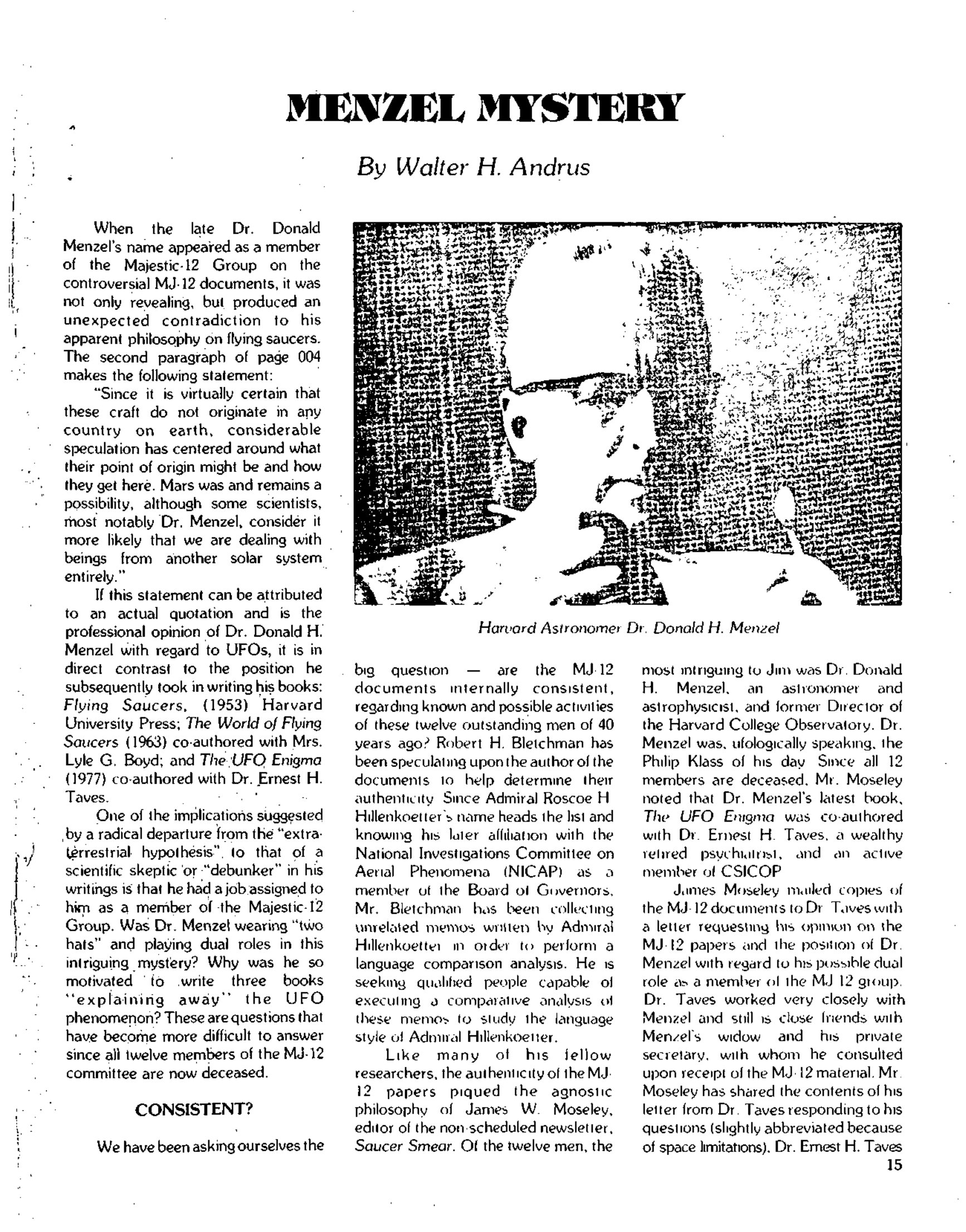Mufon Ufo Journal 1987 9. September