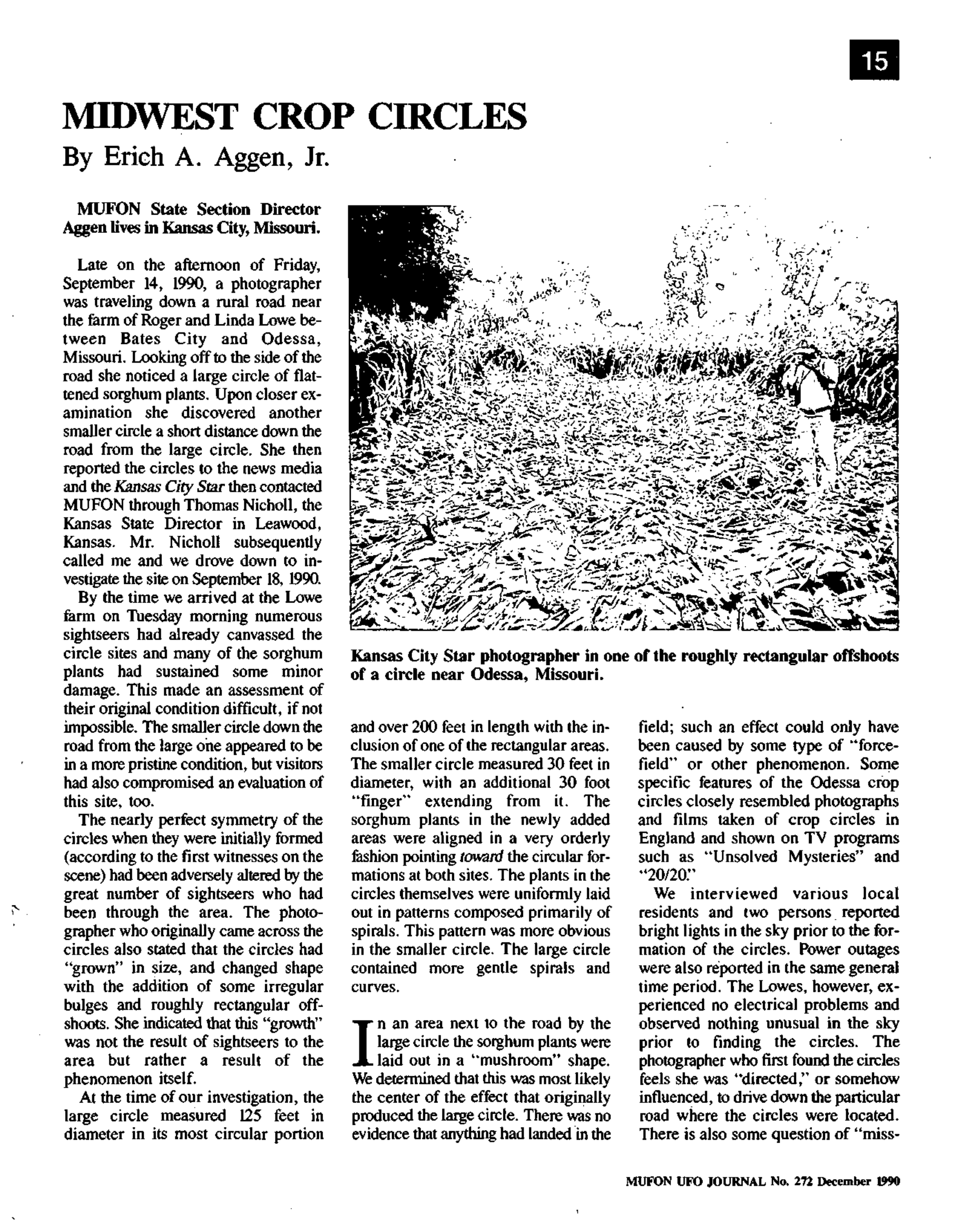 Mufon Ufo Journal 1990 12. December