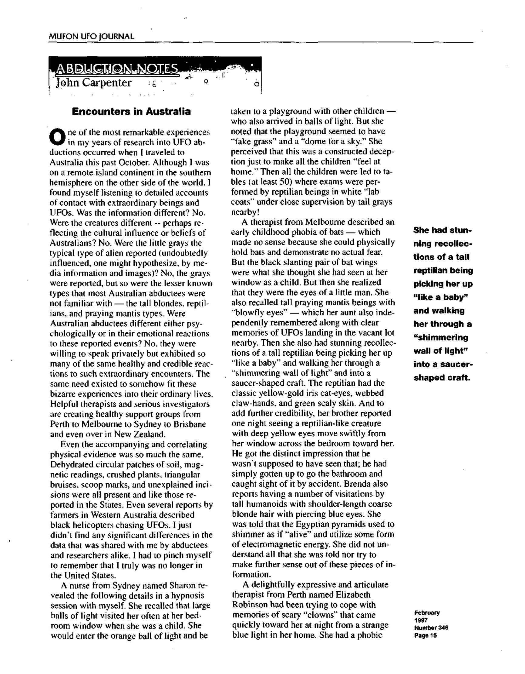 Mufon Ufo Journal 1997 2. February