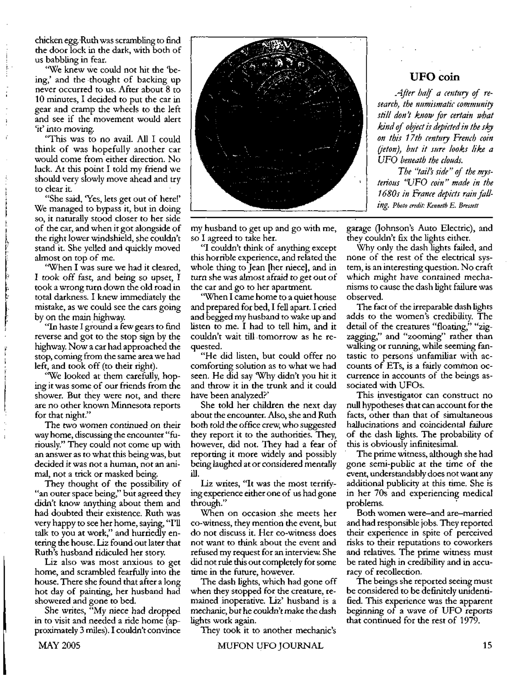Mufon Ufo Journal 2005 5. May