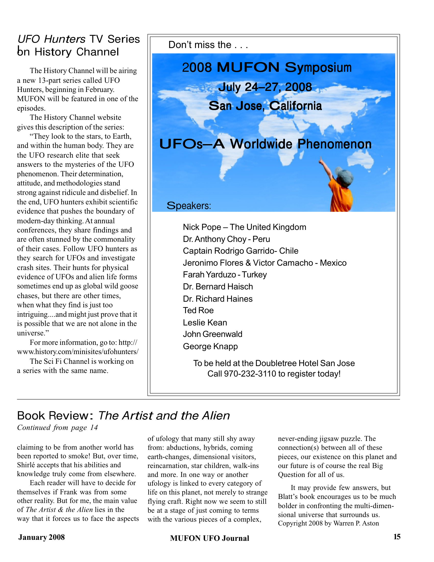 Mufon Ufo Journal 2008 2. February