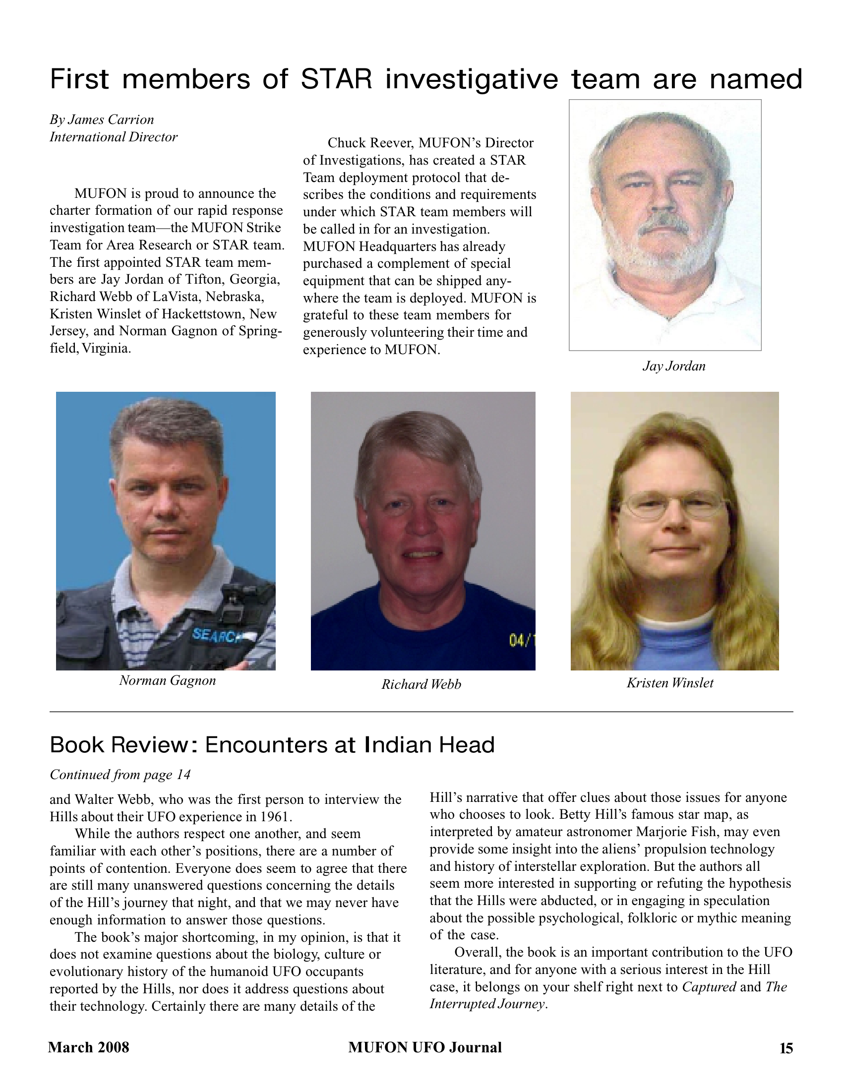 Mufon Ufo Journal 2008 3. March