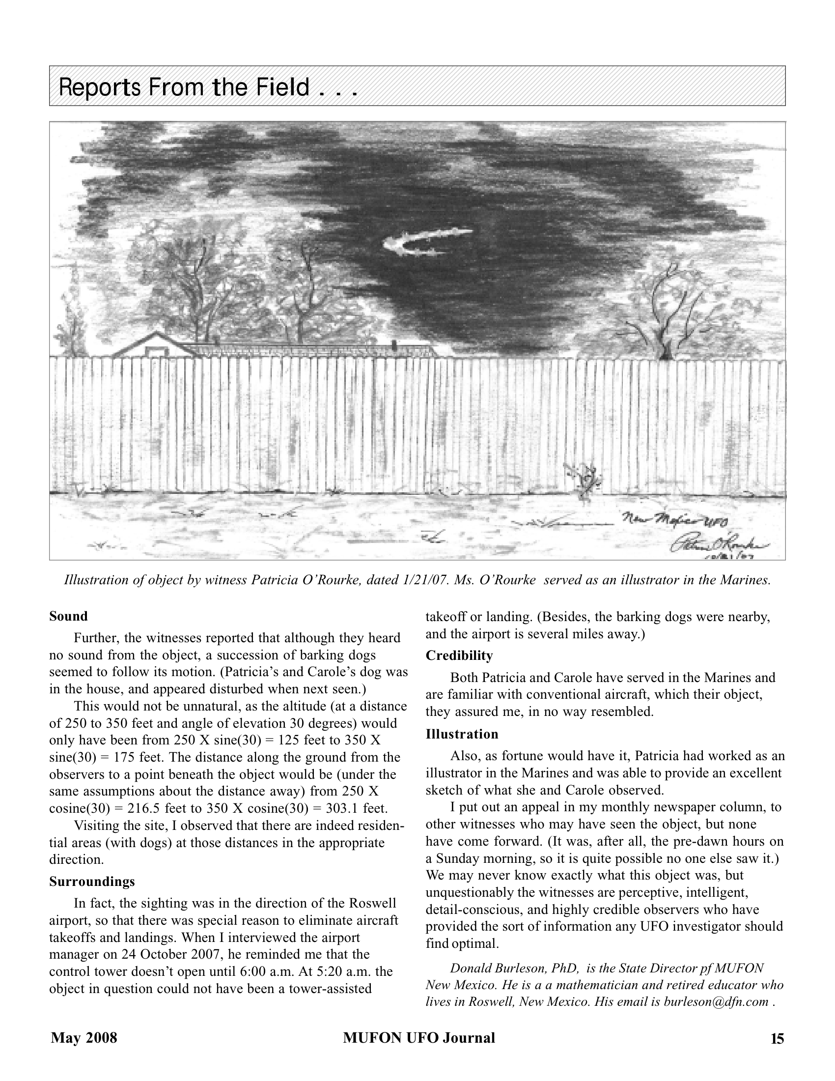 Mufon Ufo Journal 2008 5. May
