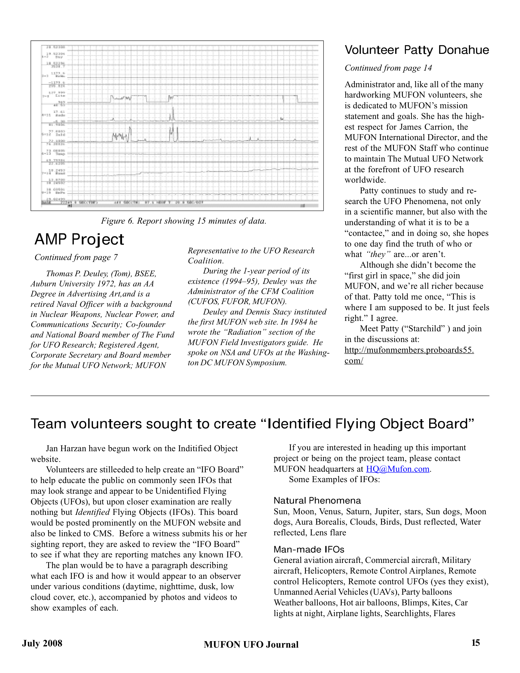Mufon Ufo Journal 2008 7. July