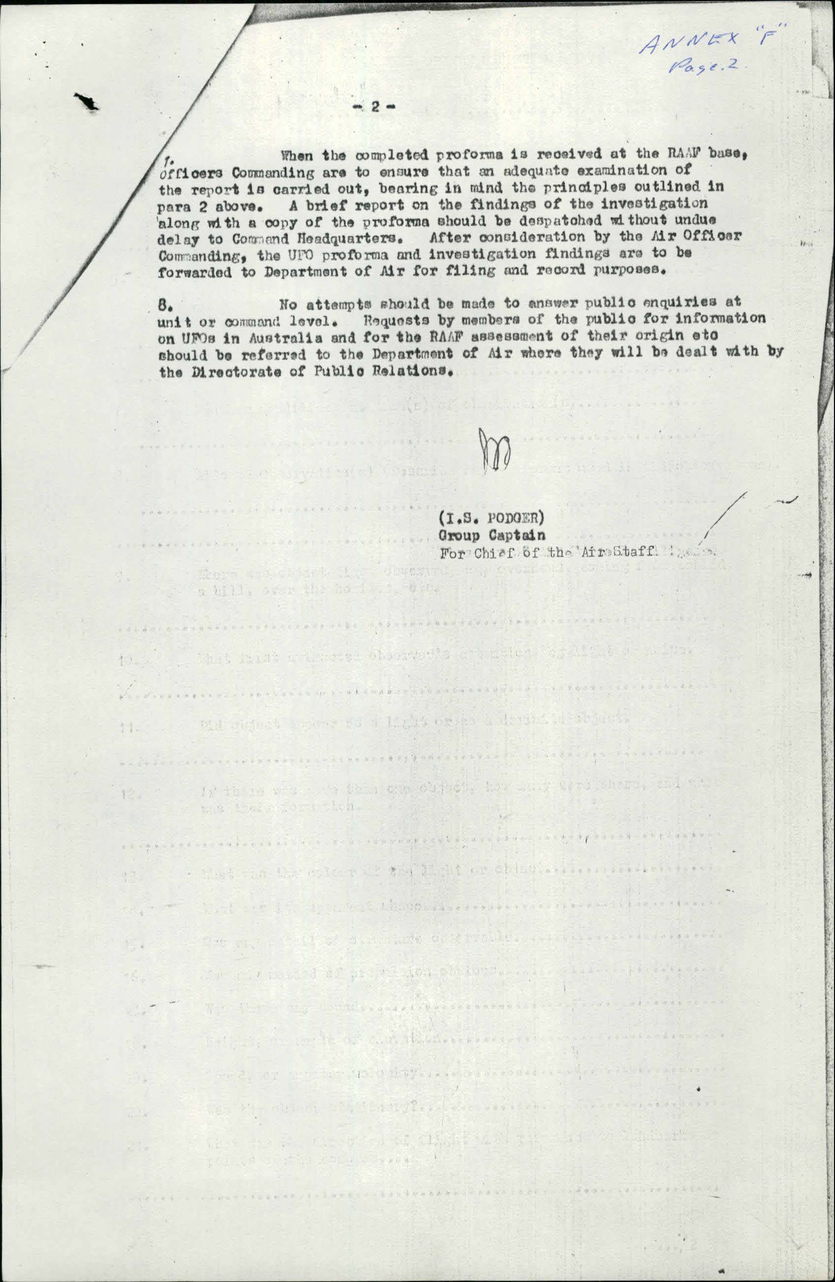 Australia Ufo Disclosure 04, 193P File A703 554 1 30 Part 3 12055850